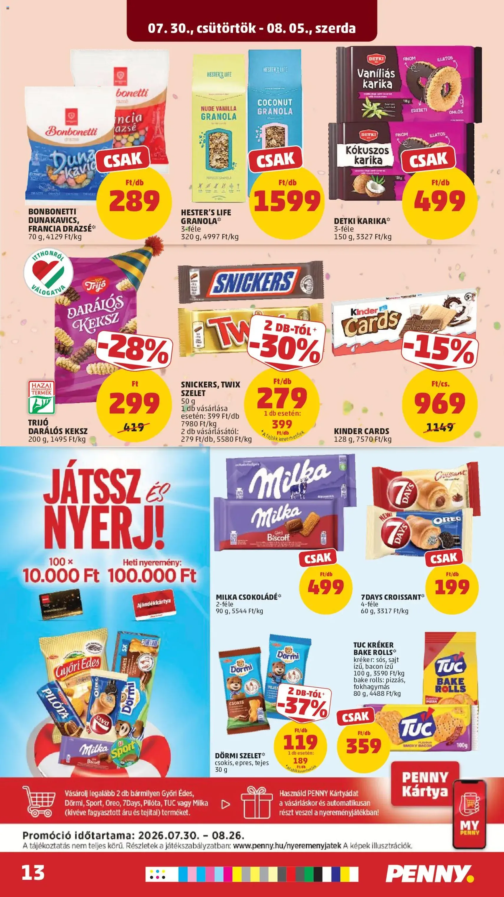 PENNY akciós újság - 2026.07.30. érvényes szórólap 16 oldal 39 oldalból