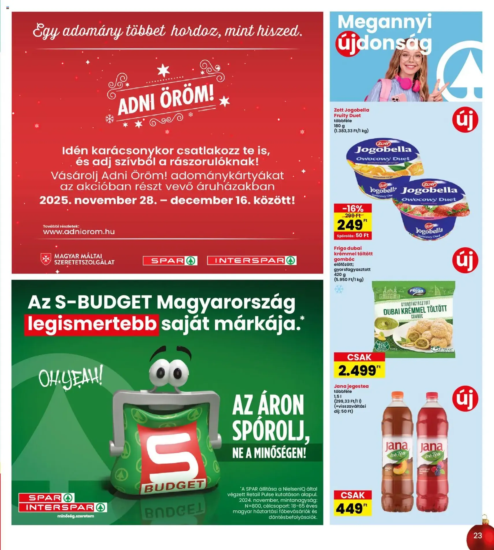 Interspar Akciós újság - 2025.12.11. érvényes szórólap 23 oldal 24 oldalból