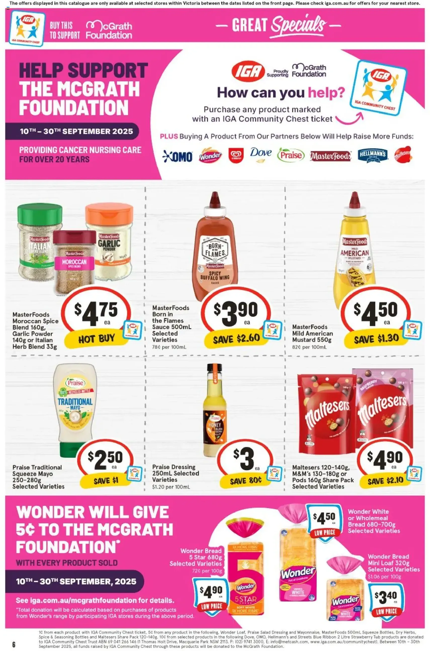IGA Catalogue VIC - valid flyer from 10/09/2025, page 6 of 32