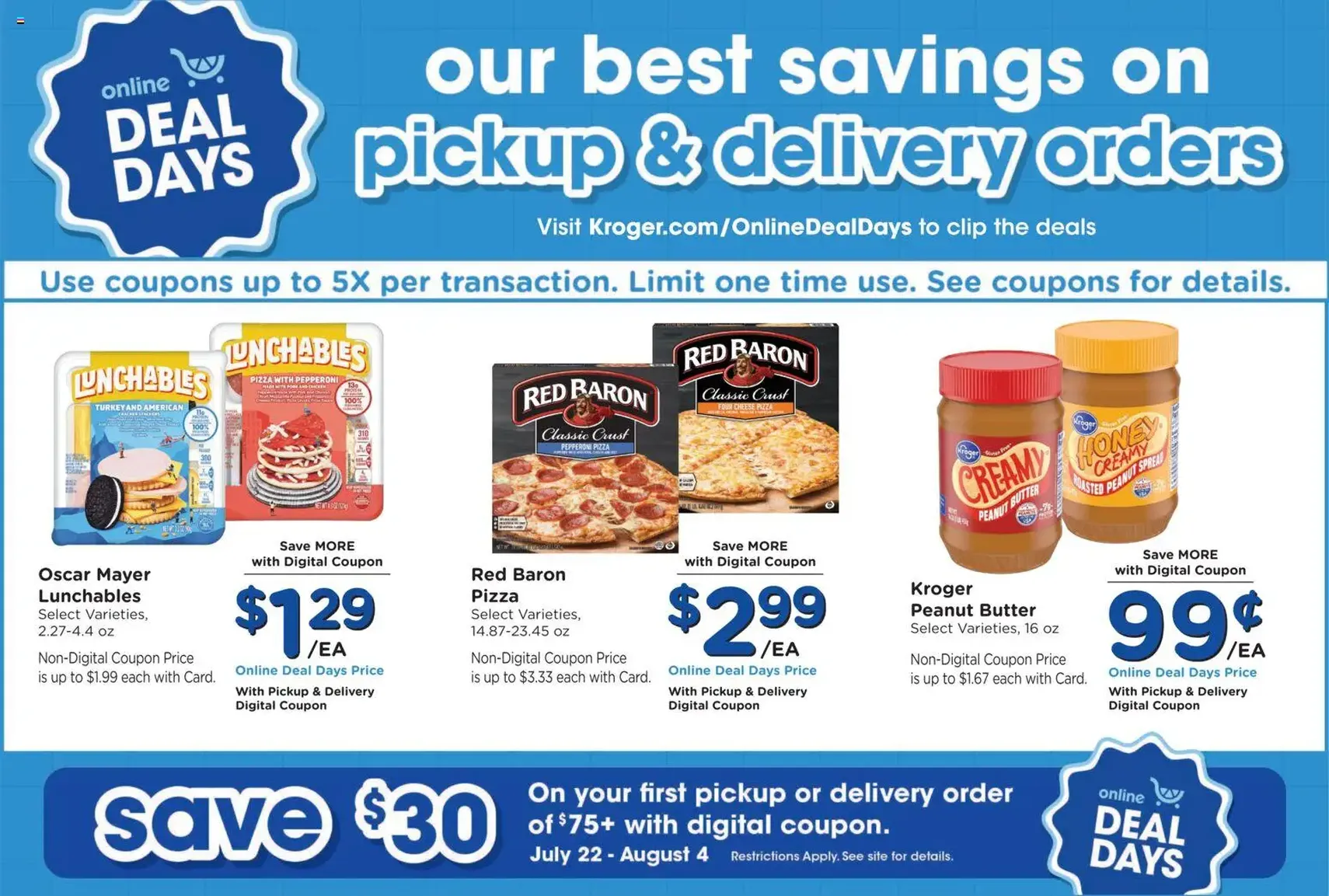 Kroger Weekly Ad - valid flyer from 07/22/2026, page 7 of 14