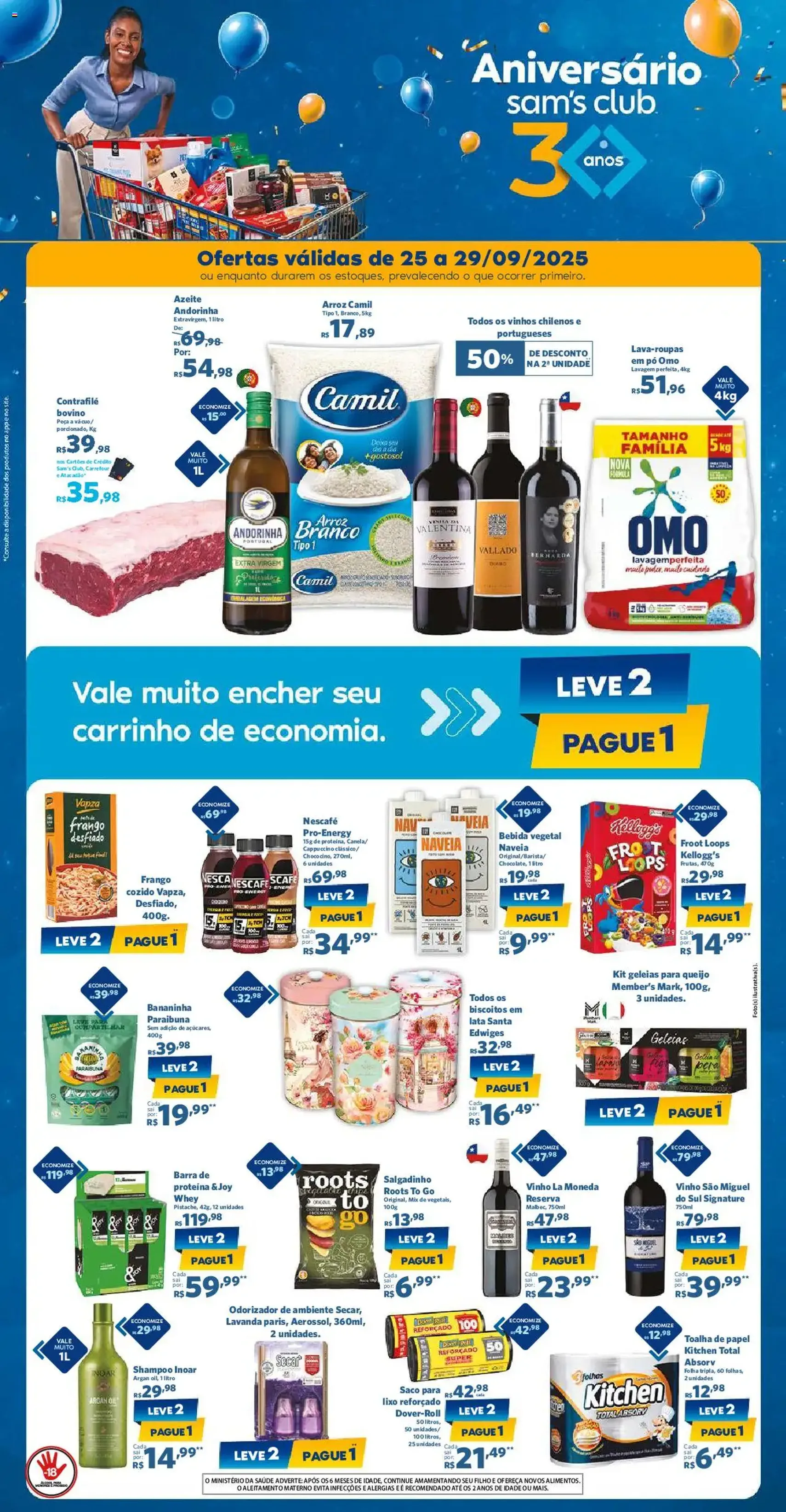 Sam's Club - Ofertas Fim de semana - folheto válido a partir de 25/09/2025 página 1 de 3
