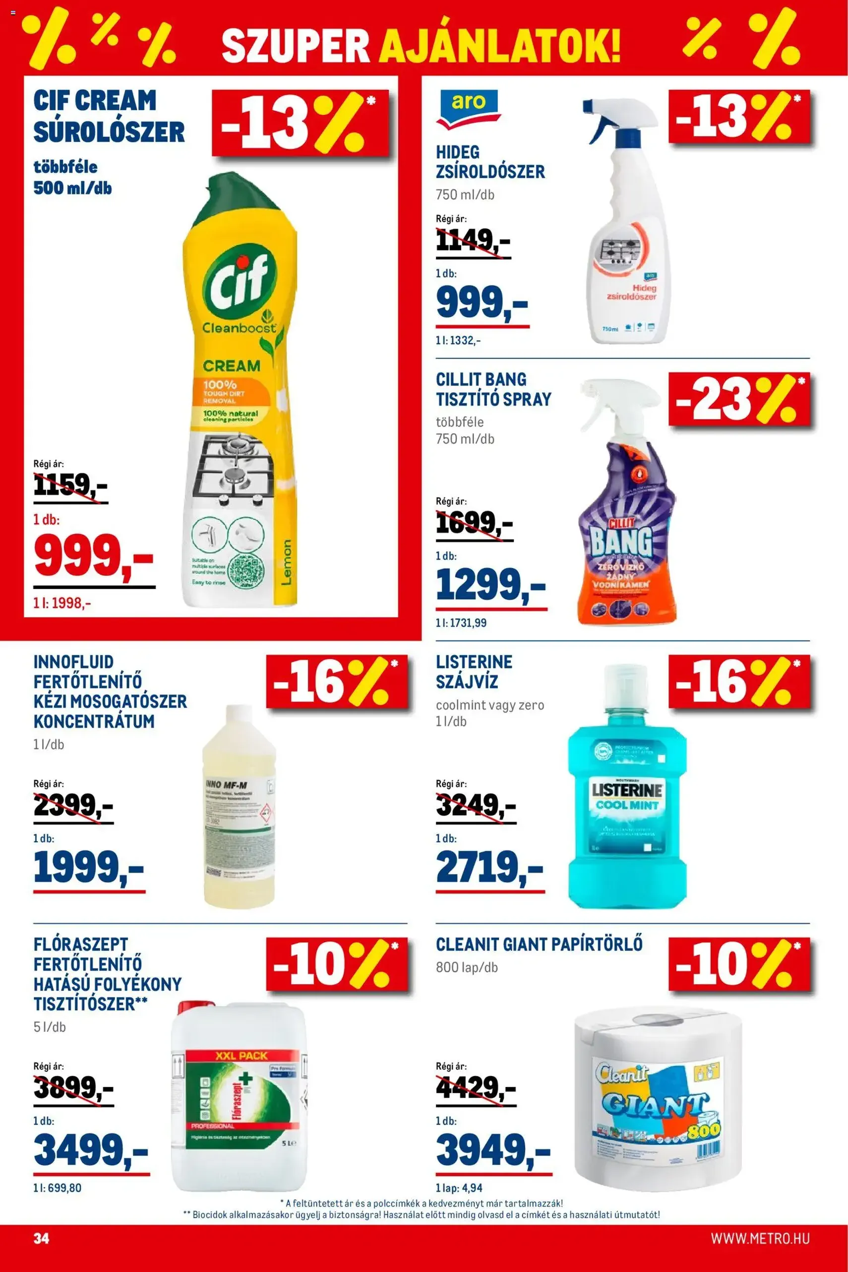 Metro - Élelmiszer és Szezonális katalógus 2026/02 - 2026.02.01. érvényes szórólap 34 oldal 41 oldalból