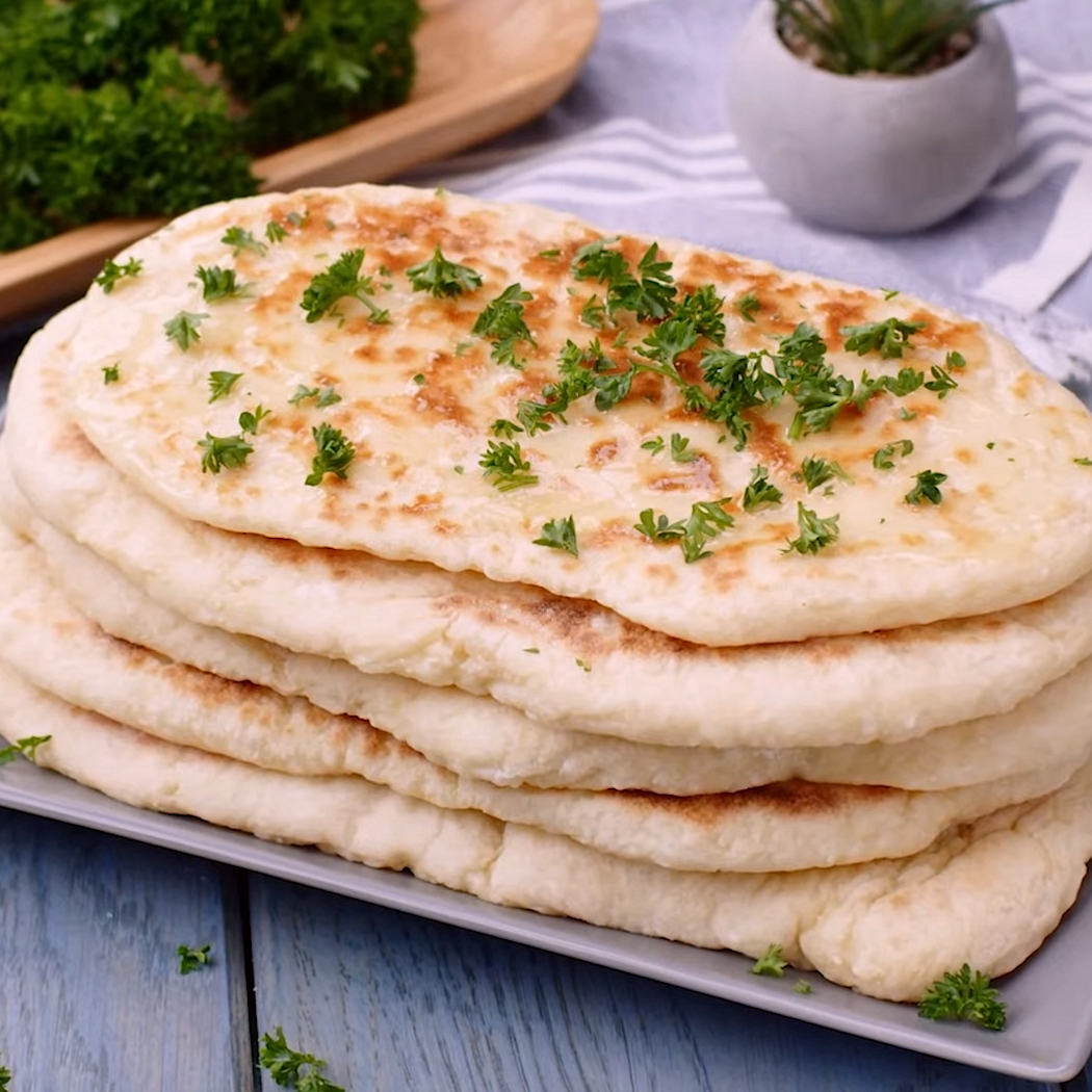 Bazlama pane turco in padella