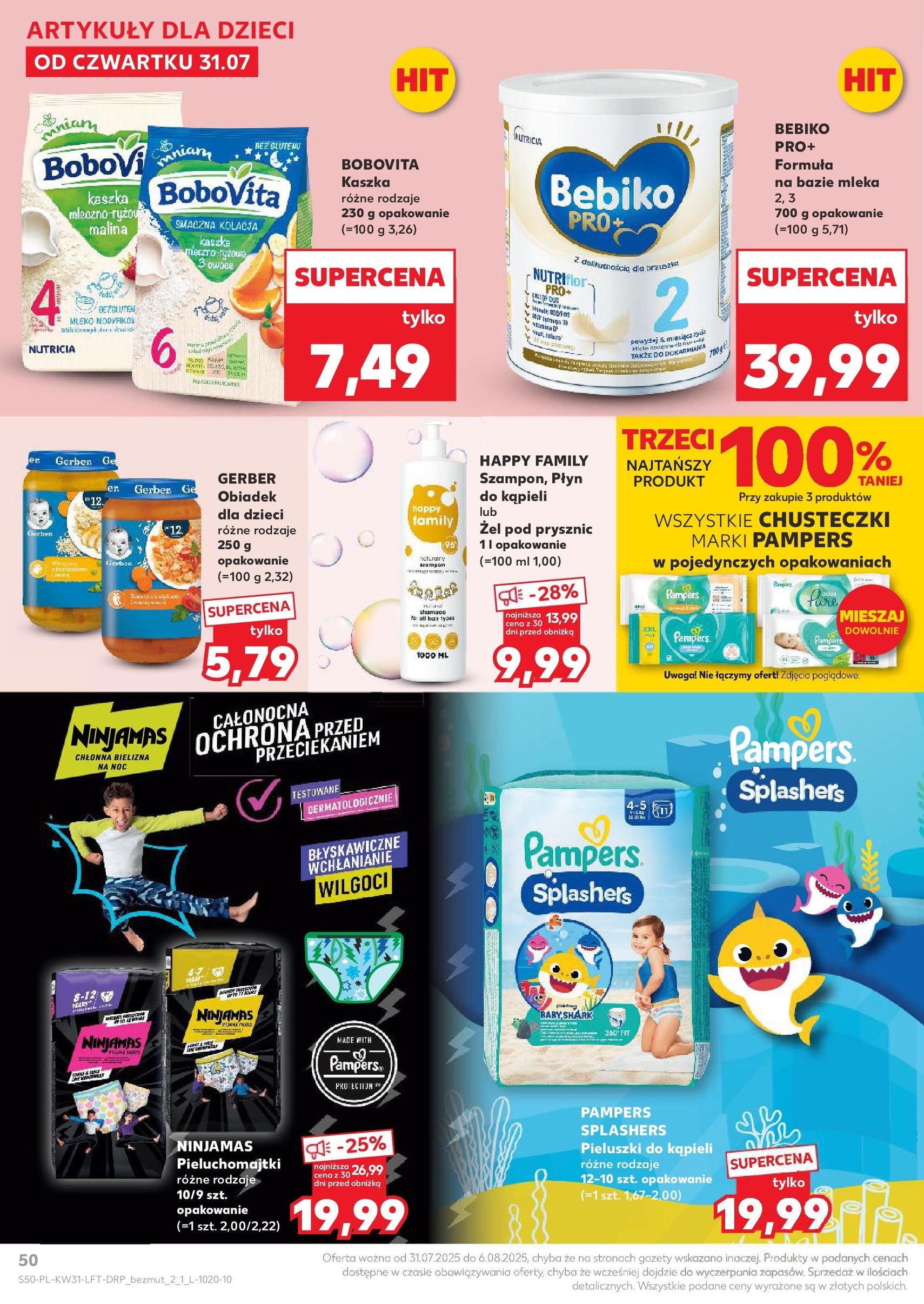 Kaufland gazetka - ważny gazetka od 31.07.2025 strona 50 z 54 Kaufland gazetka - ważny gazetka od 31.07.2025 strona 50 z 54