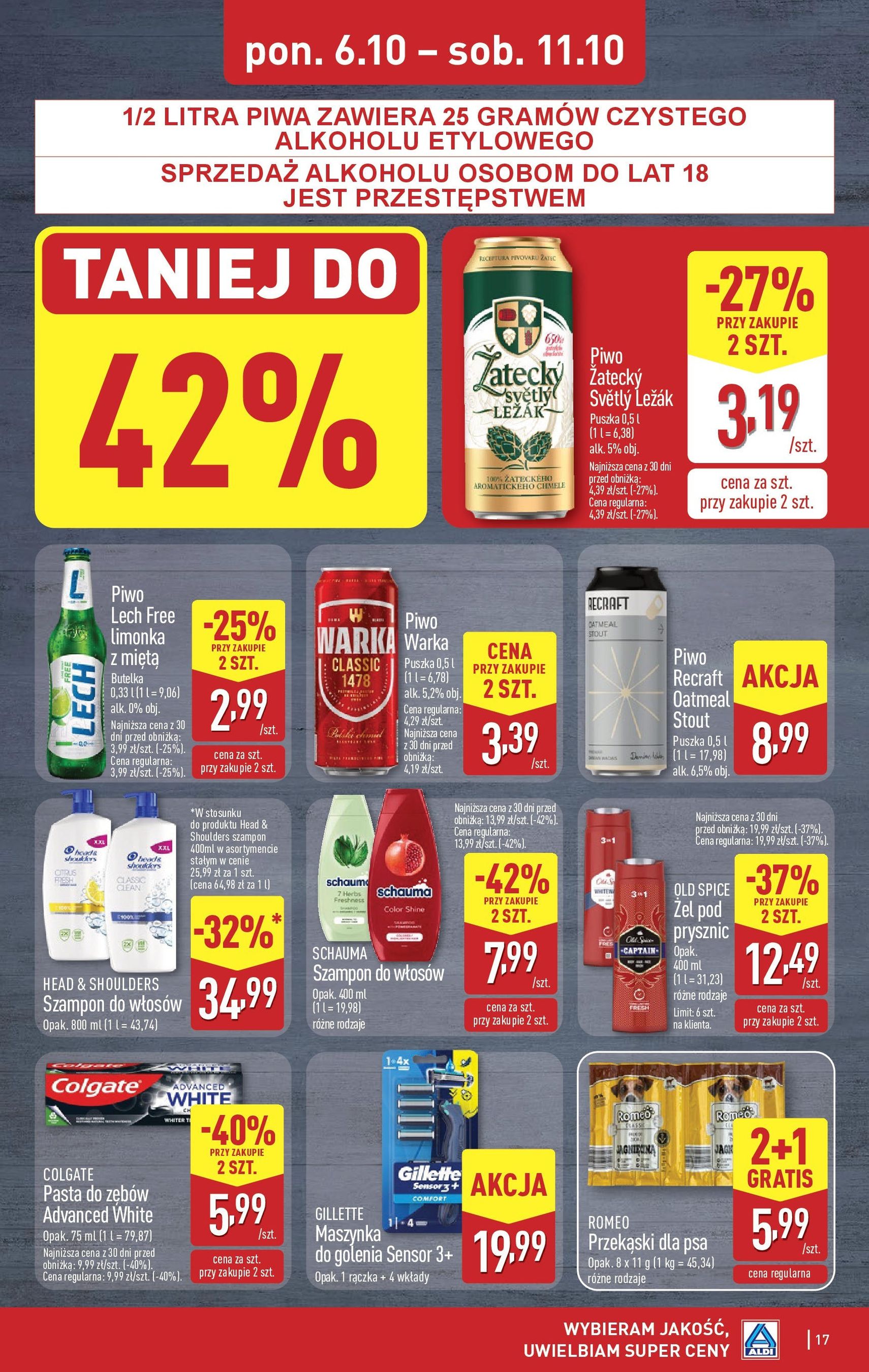 Aldi Gazetka - ważny gazetka od 06.10.2025 strona 17 z 40