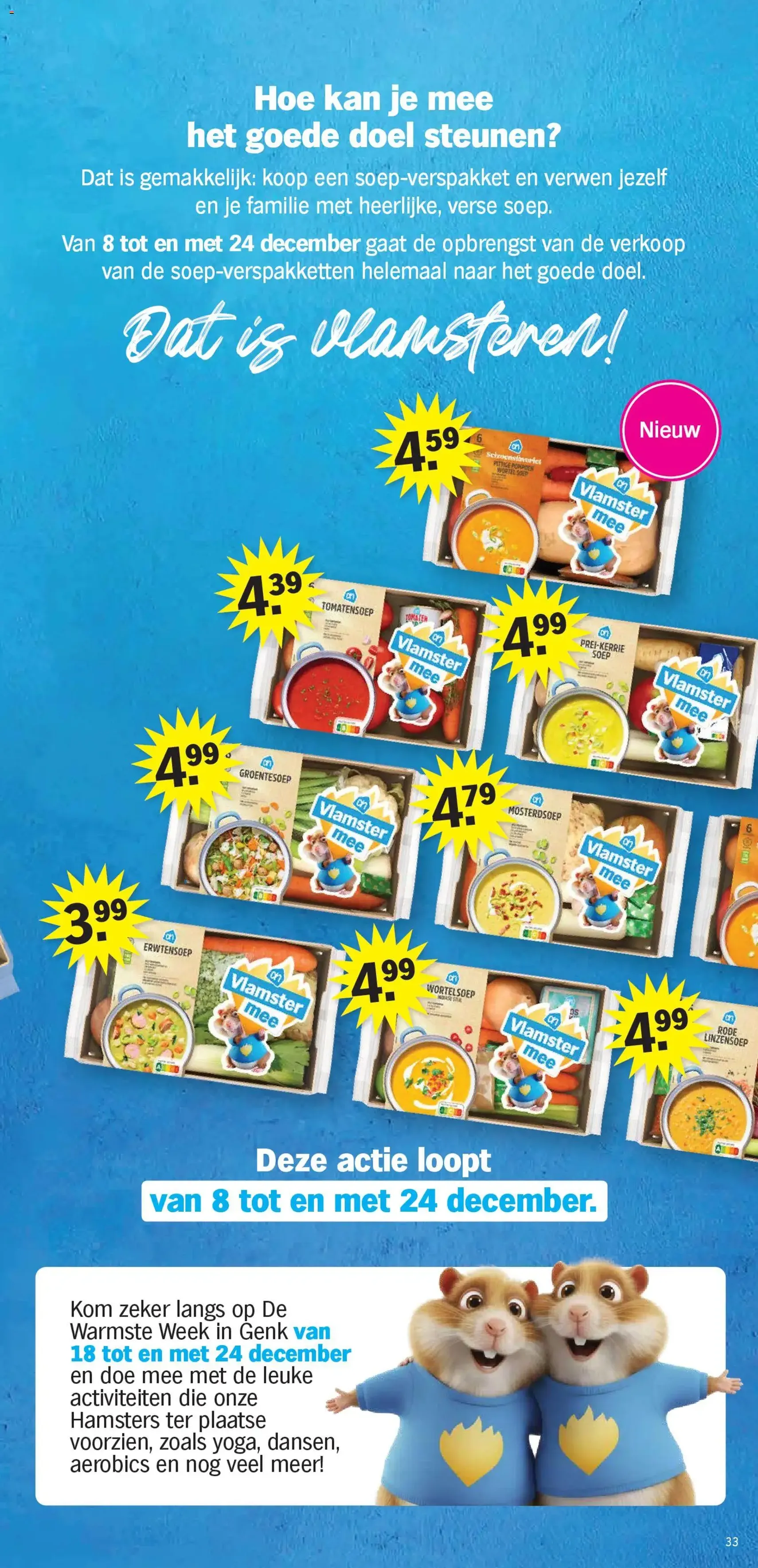 Albert Heijn folder week / de la semaine 50 - geldige folder vanaf 08/12/2025 pagina 33 van 34