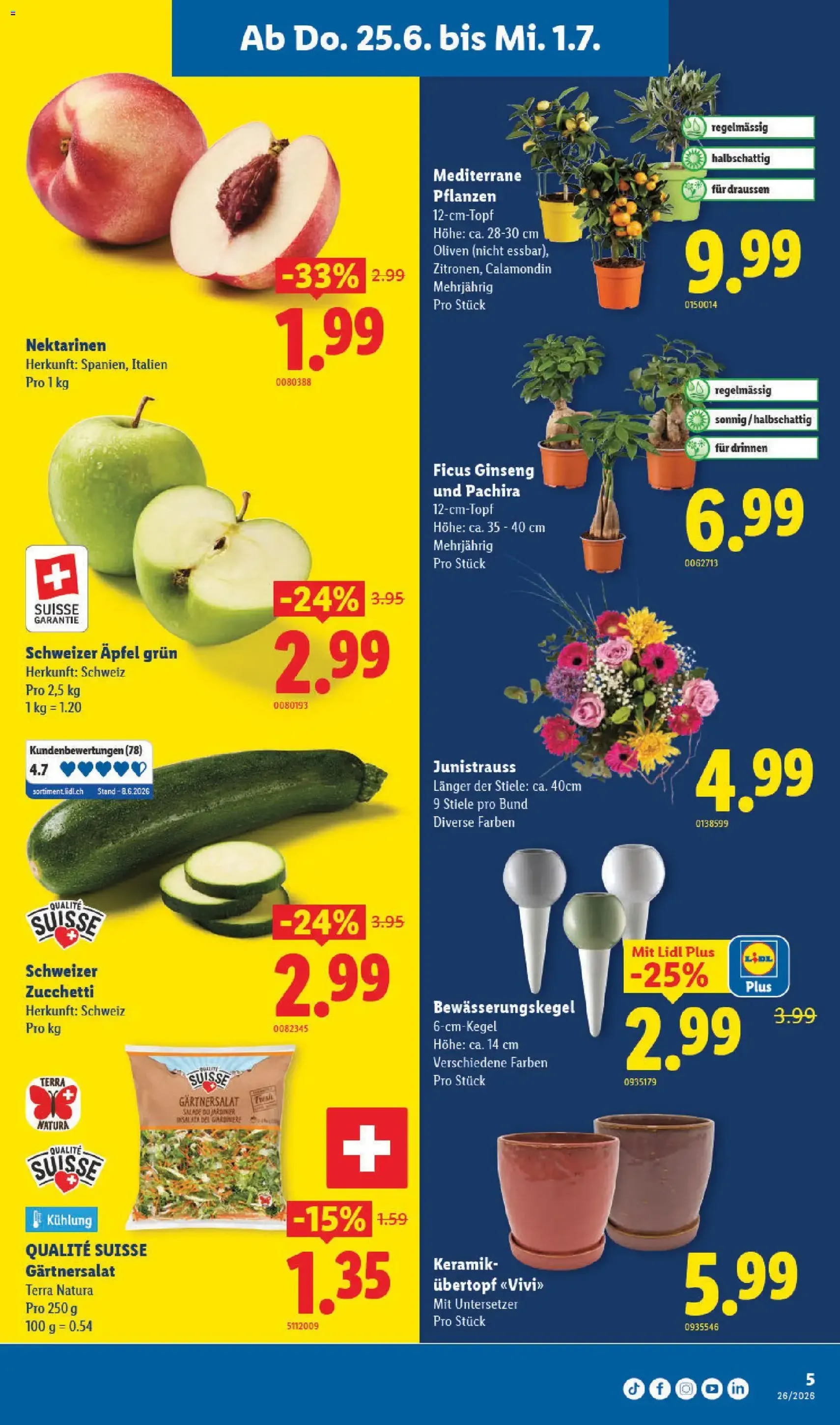 Lidl aktionen - Gültiger Prospekt ab 25.06.2026, Seite 5 von insgesamt 34