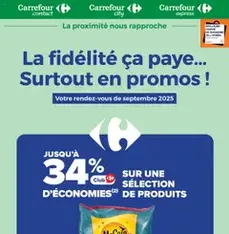 Carrefour contact catalogue - Prévisualisation du catalogue valable à partir du 01/09/2025