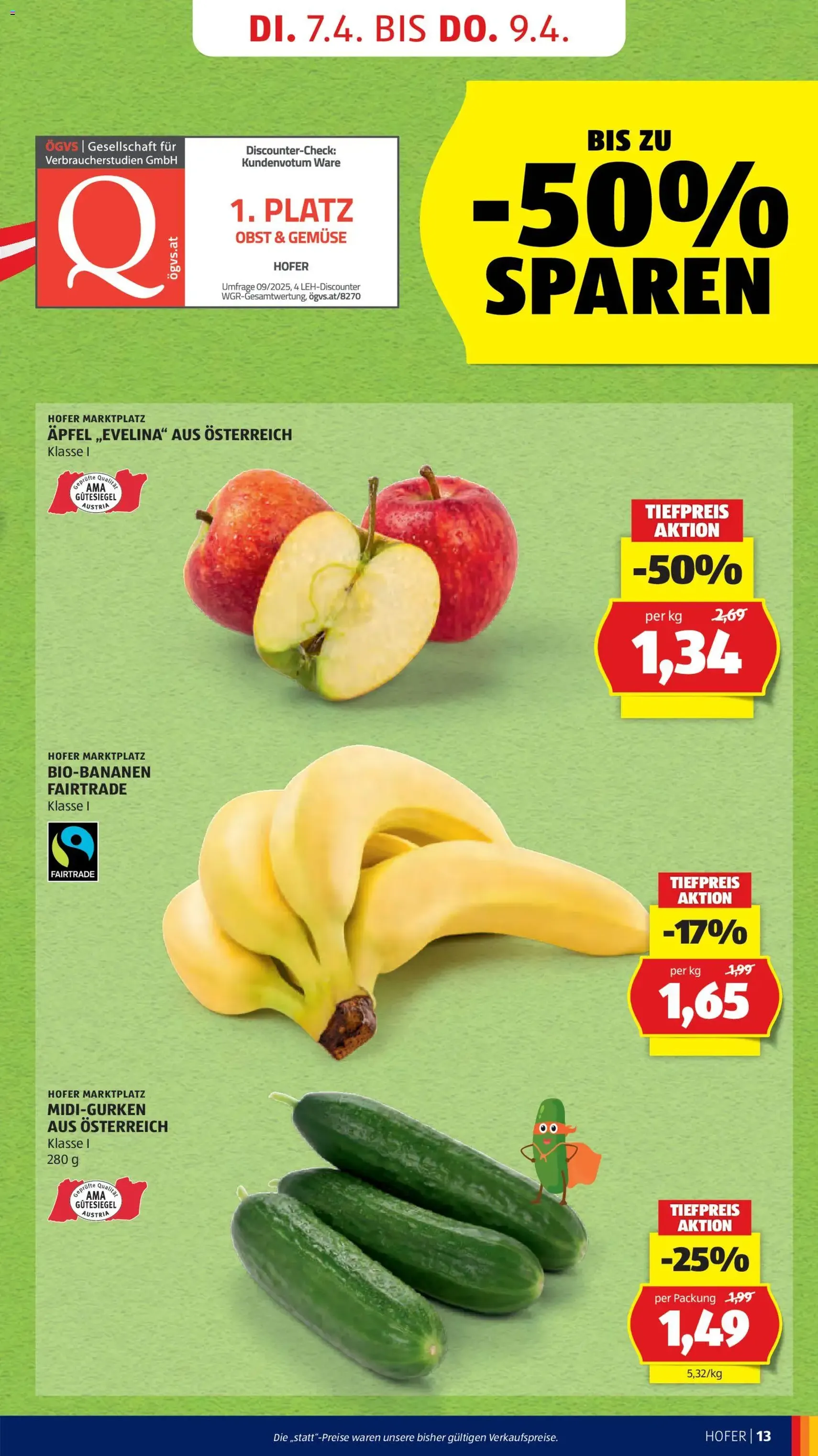 Hofer Flugblatt - Gültiger Prospekt ab 01.04.2026, Seite 15 von insgesamt 41