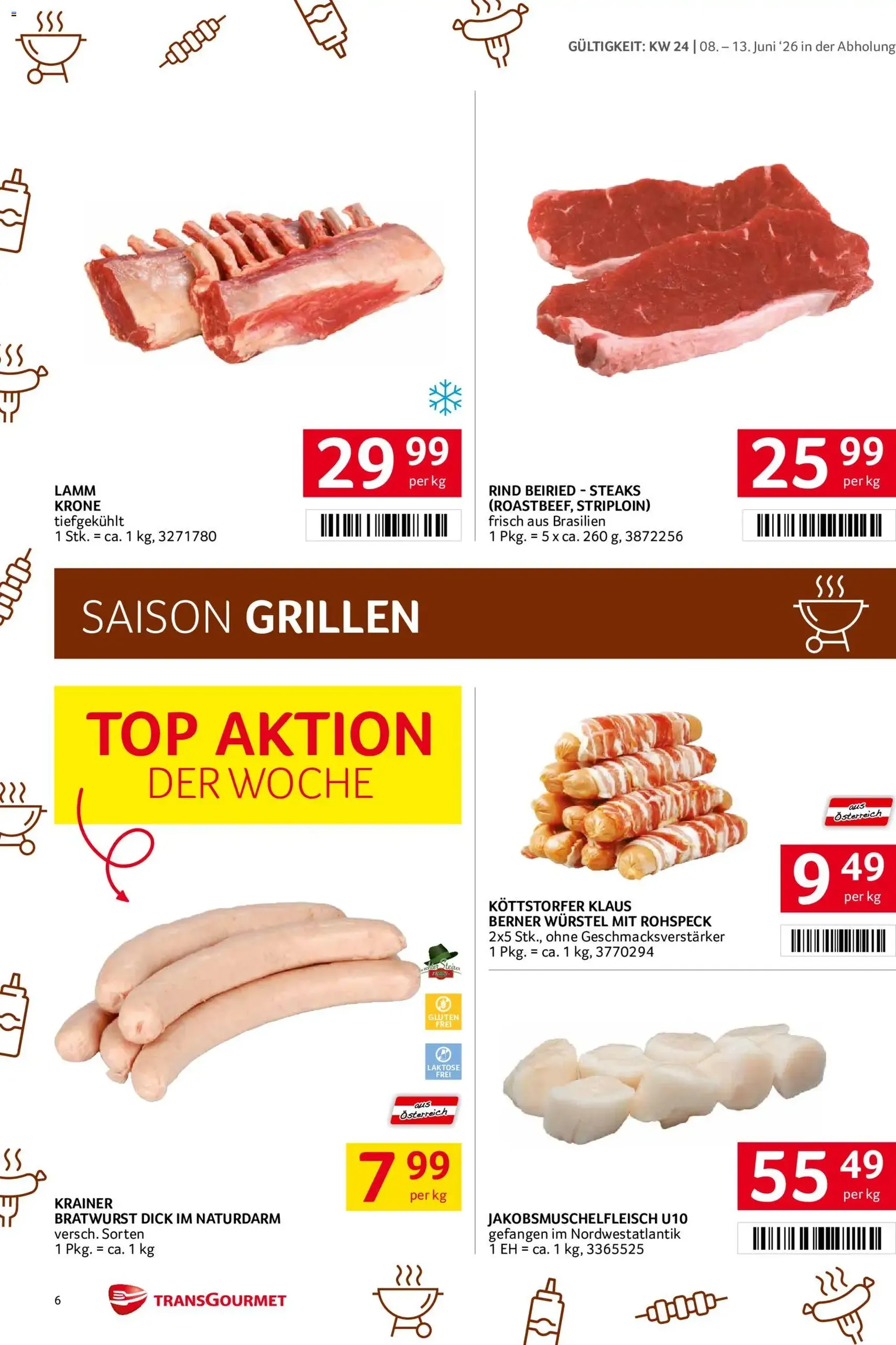 Transgourmet Flugblatt - Gültiger Prospekt ab 08.06.2026, Seite 6 von insgesamt 36