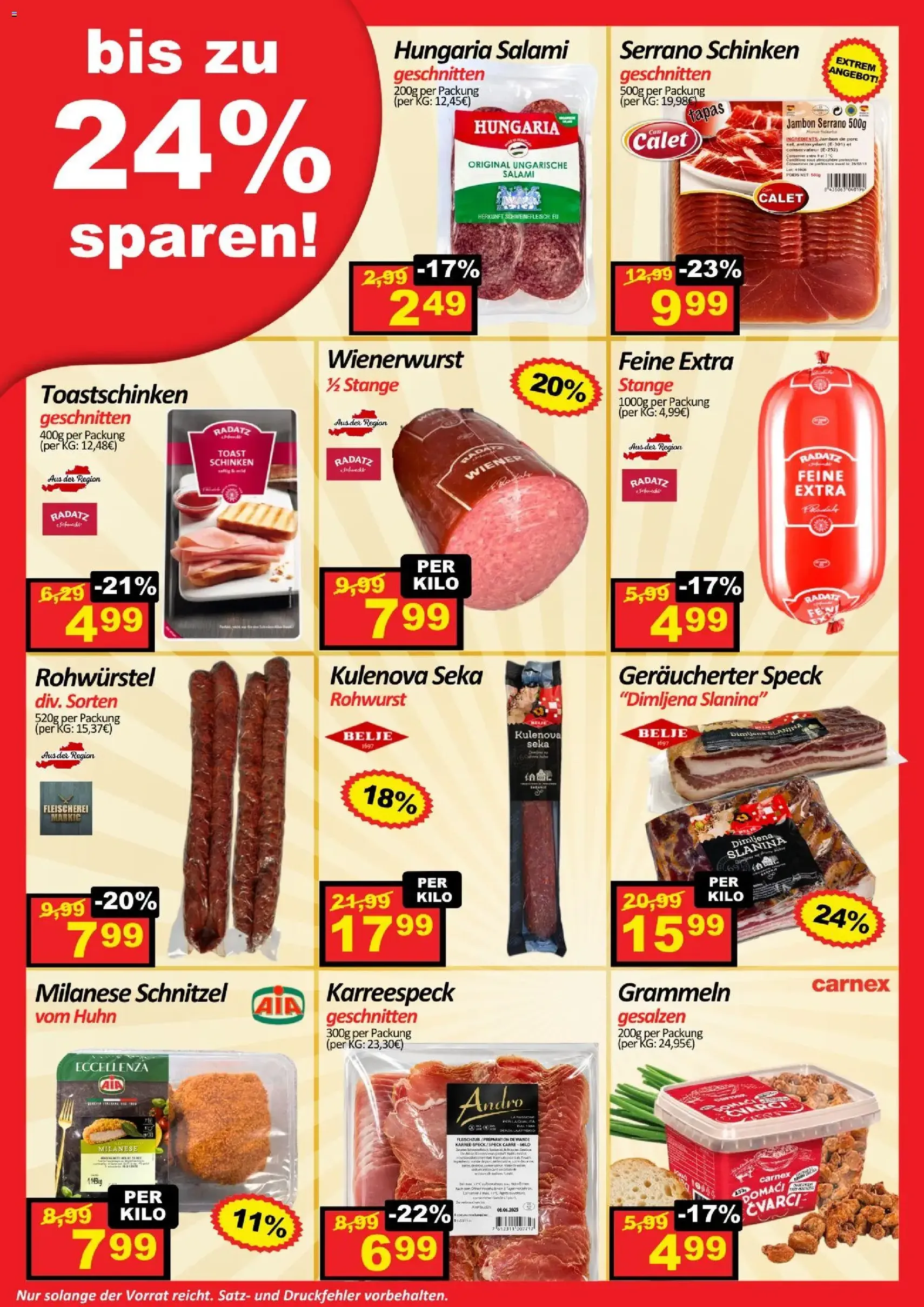 Wurstico Abholmarkt Flugblatt - Gültiger Prospekt ab 18.06.2026, Seite 2 von insgesamt 8