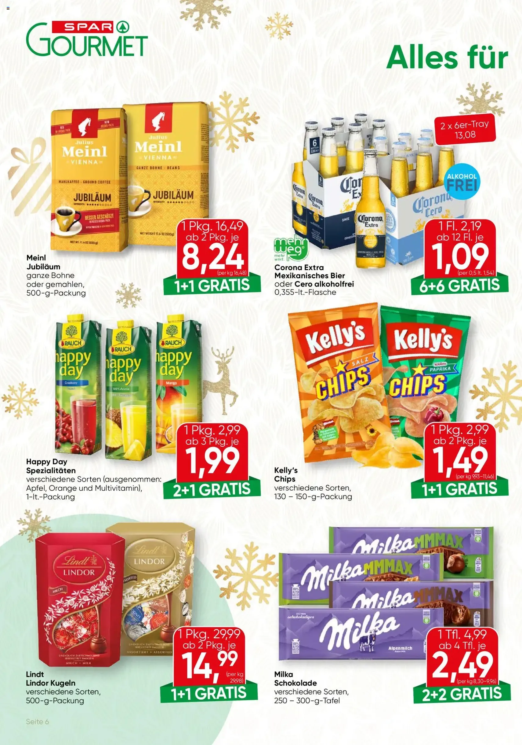 SPAR Gourmet Flugblatt - Gültiger Prospekt ab 23.12.2025, Seite 6 von insgesamt 8