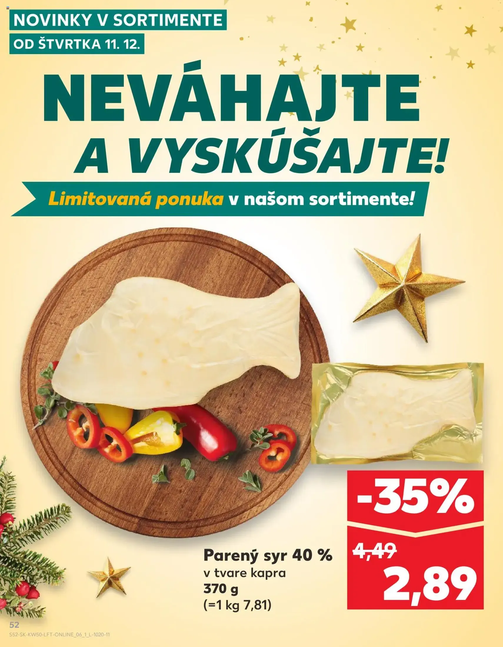 Kaufland SK Akciós újság - 2025.12.11. érvényes szórólap 52 oldal 78 oldalból