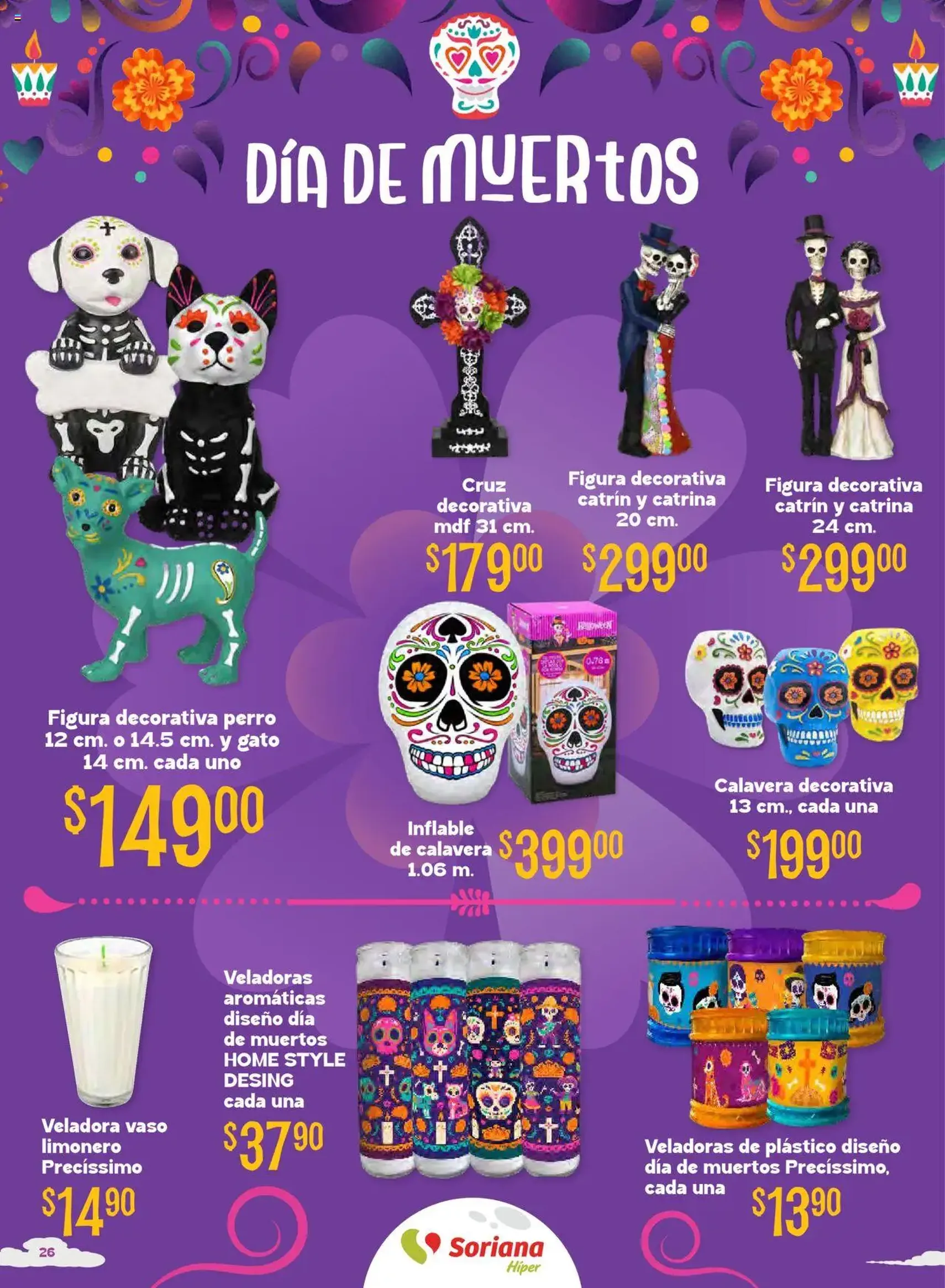 Soriana - Halloween y Día de muertos Híper Nacional - folleto válido desde 16/10/2025 página 26 de 29 Soriana - Halloween y Día de muertos Híper Nacional - folleto válido desde 16/10/2025 página 26 de 29