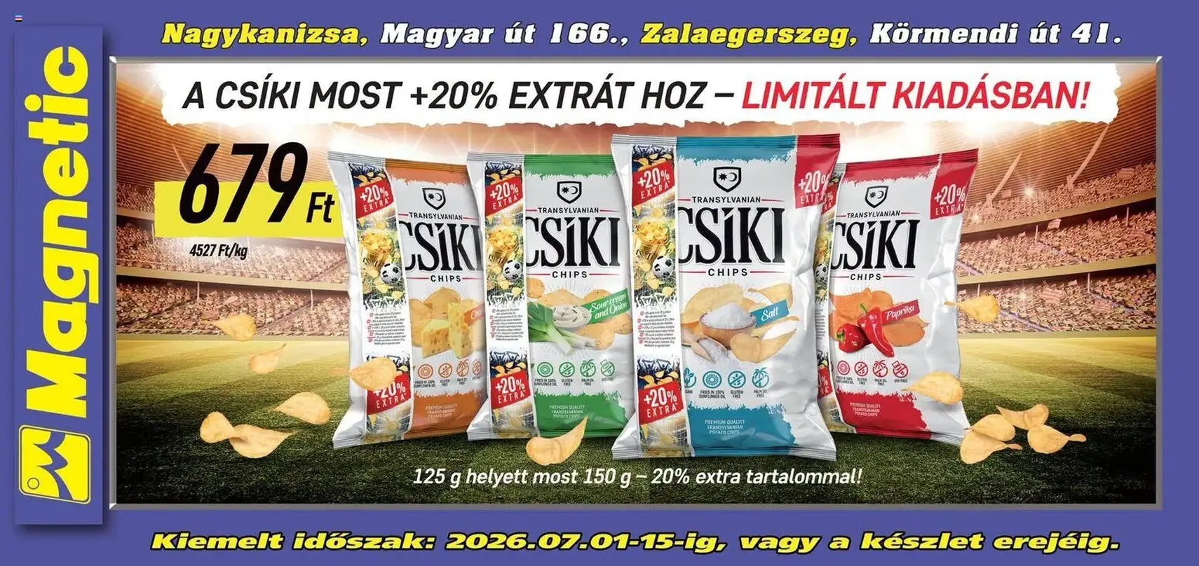 Magnetic Aktuális óriásplakátok - 2026.07.01. érvényes szórólap 5 oldal 6 oldalból