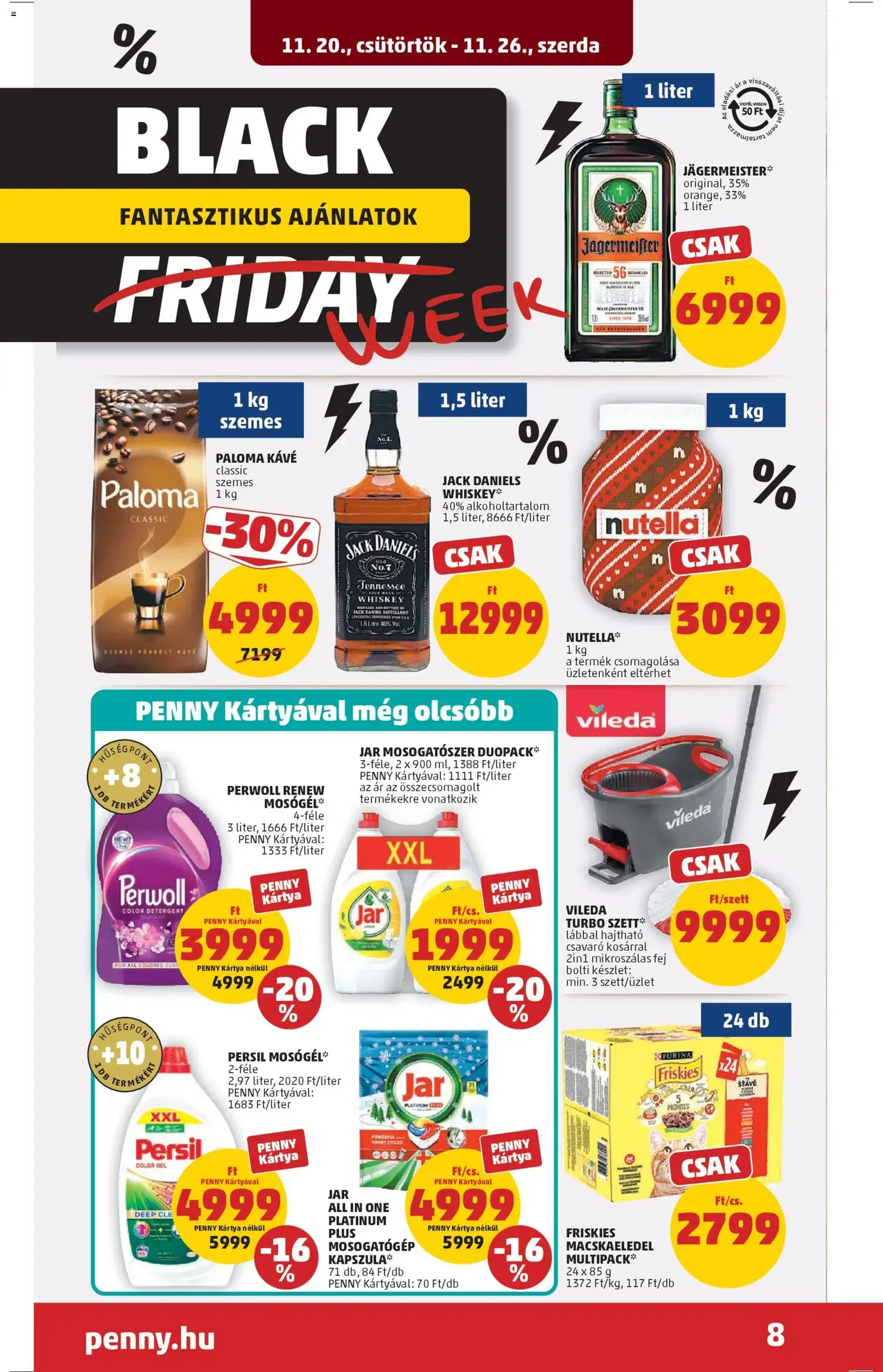 PENNY Black Friday - 2025.11.20. érvényes szórólap 12 oldal 44 oldalból