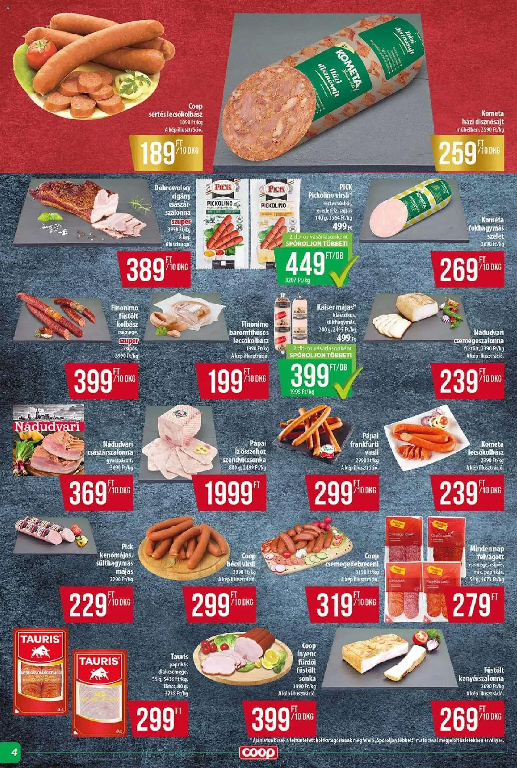 COOP Szolnok Akciós újság - 2025.11.13. érvényes szórólap 4 oldal 12 oldalból