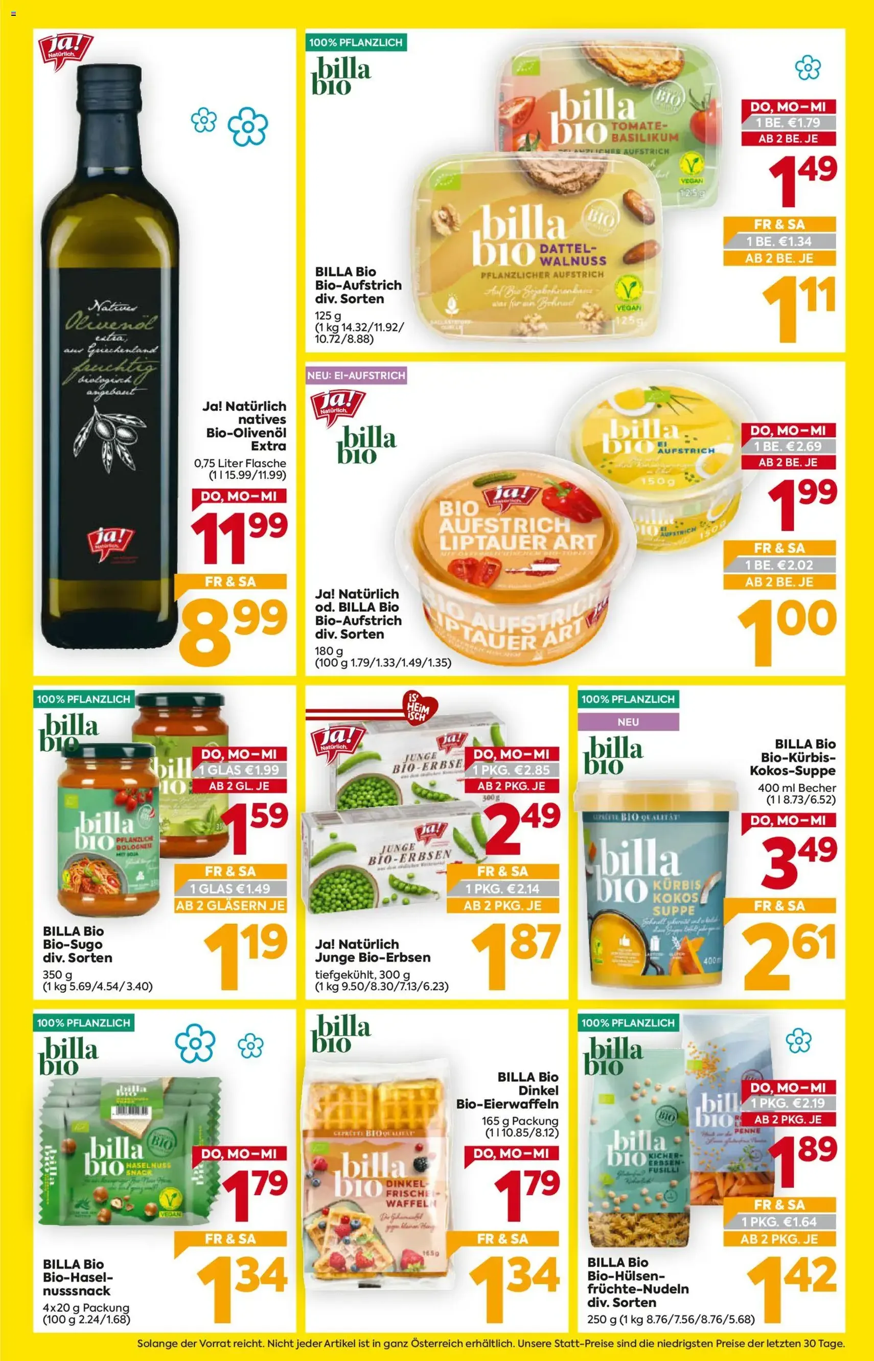 Billa Flugblatt - Gültiger Prospekt ab 26.02.2026, Seite 3 von insgesamt 16