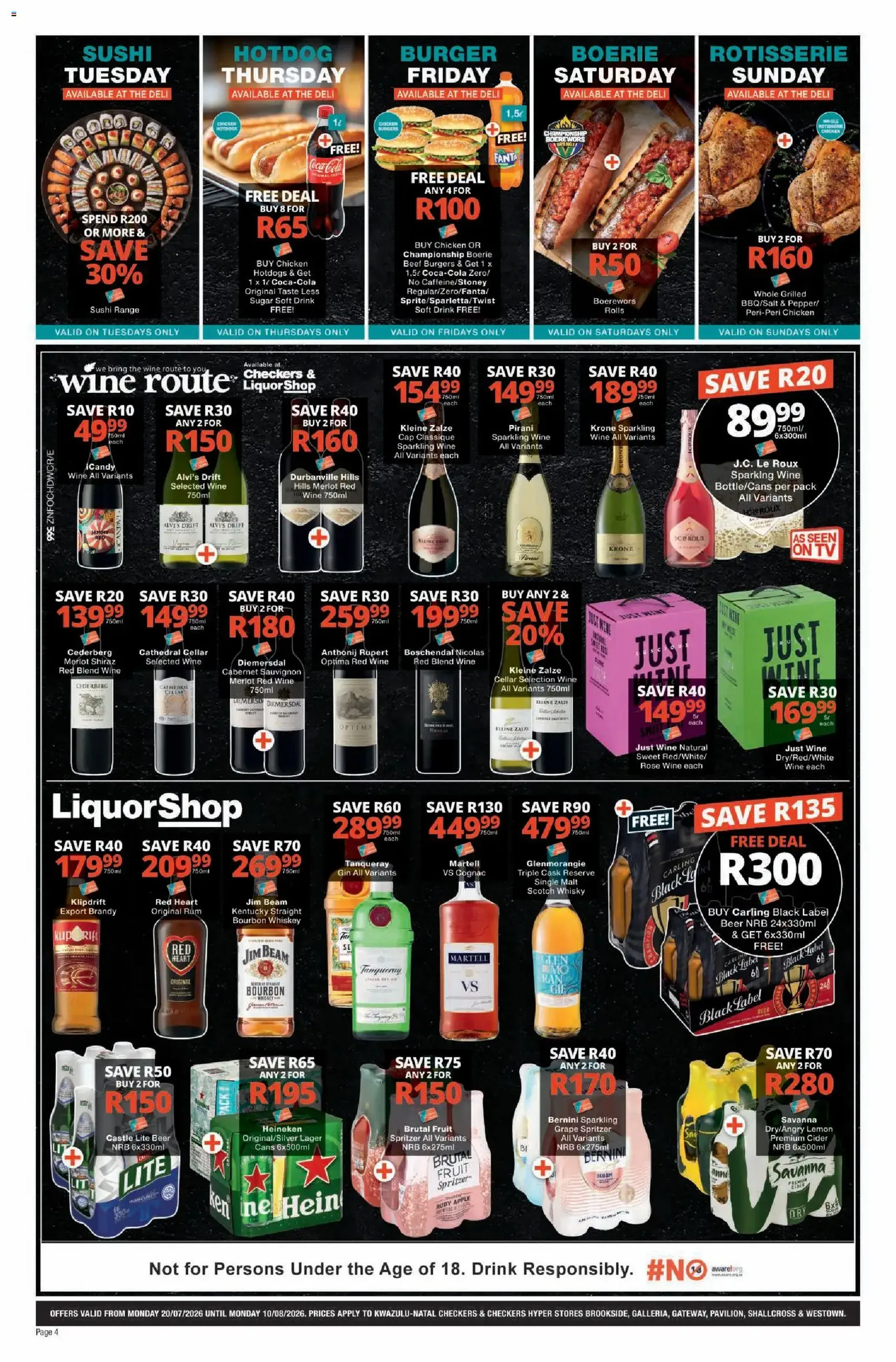 Checkers Specials - valid flyer from 20/07/2026, page 4 of 16