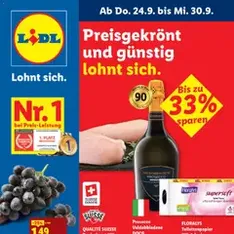 Lidl aktionen - Prospekt Vorschau gültig ab 24.09.2026