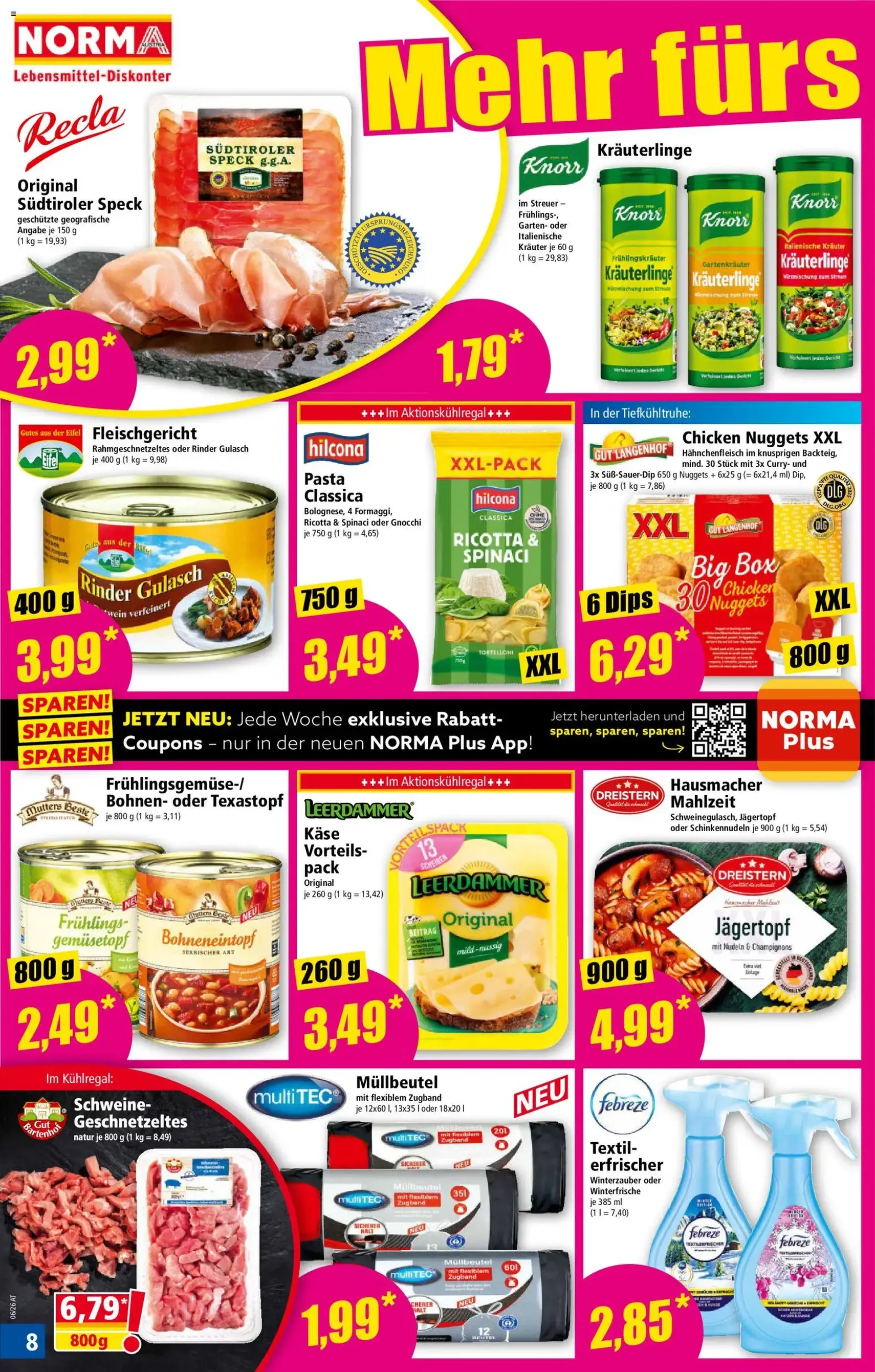 Norma Flugblatt - Gültiger Prospekt ab 02.02.2026, Seite 8 von insgesamt 20