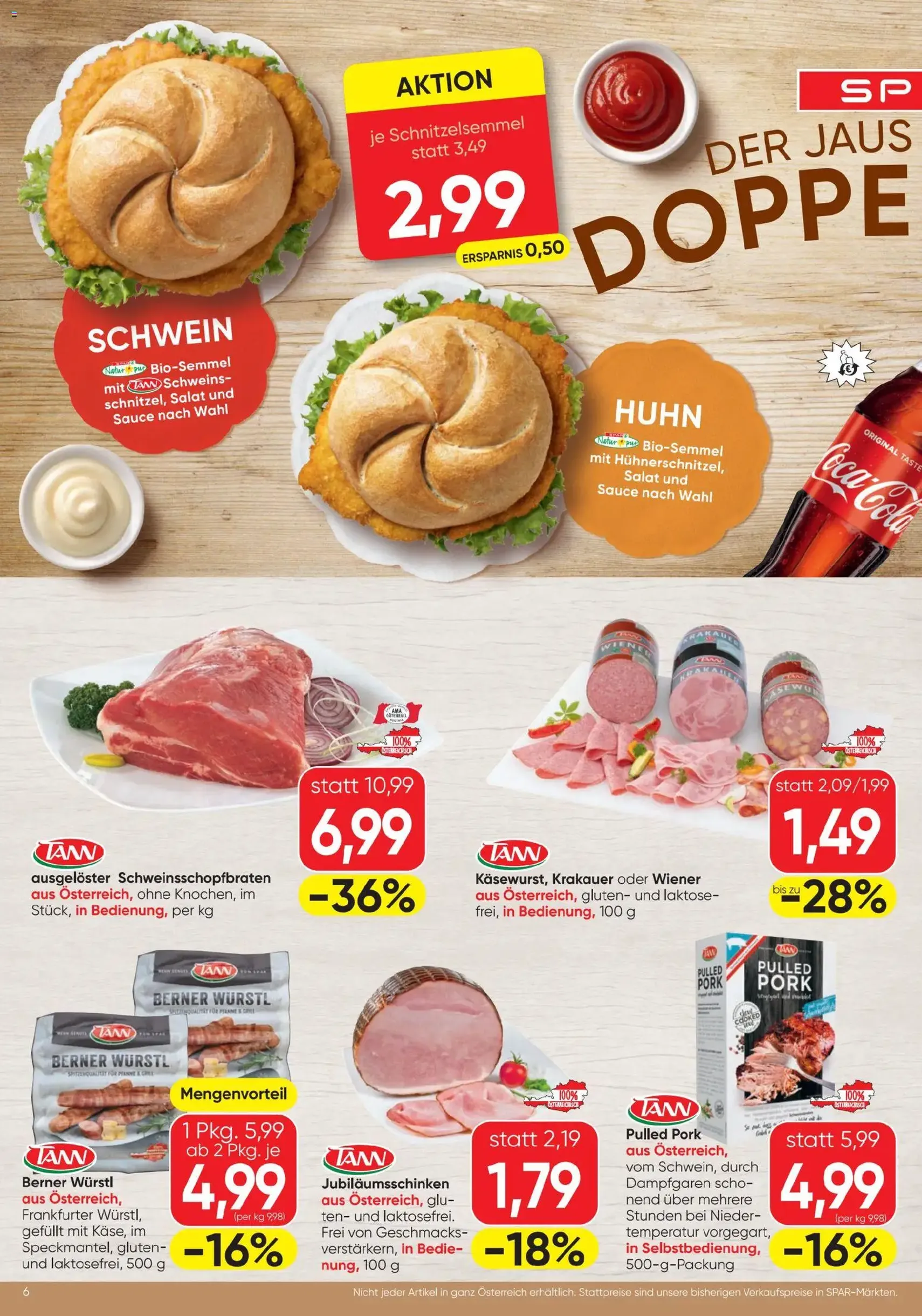 Spar Flugblatt - Gültiger Prospekt ab 19.02.2026, Seite 6 von insgesamt 12