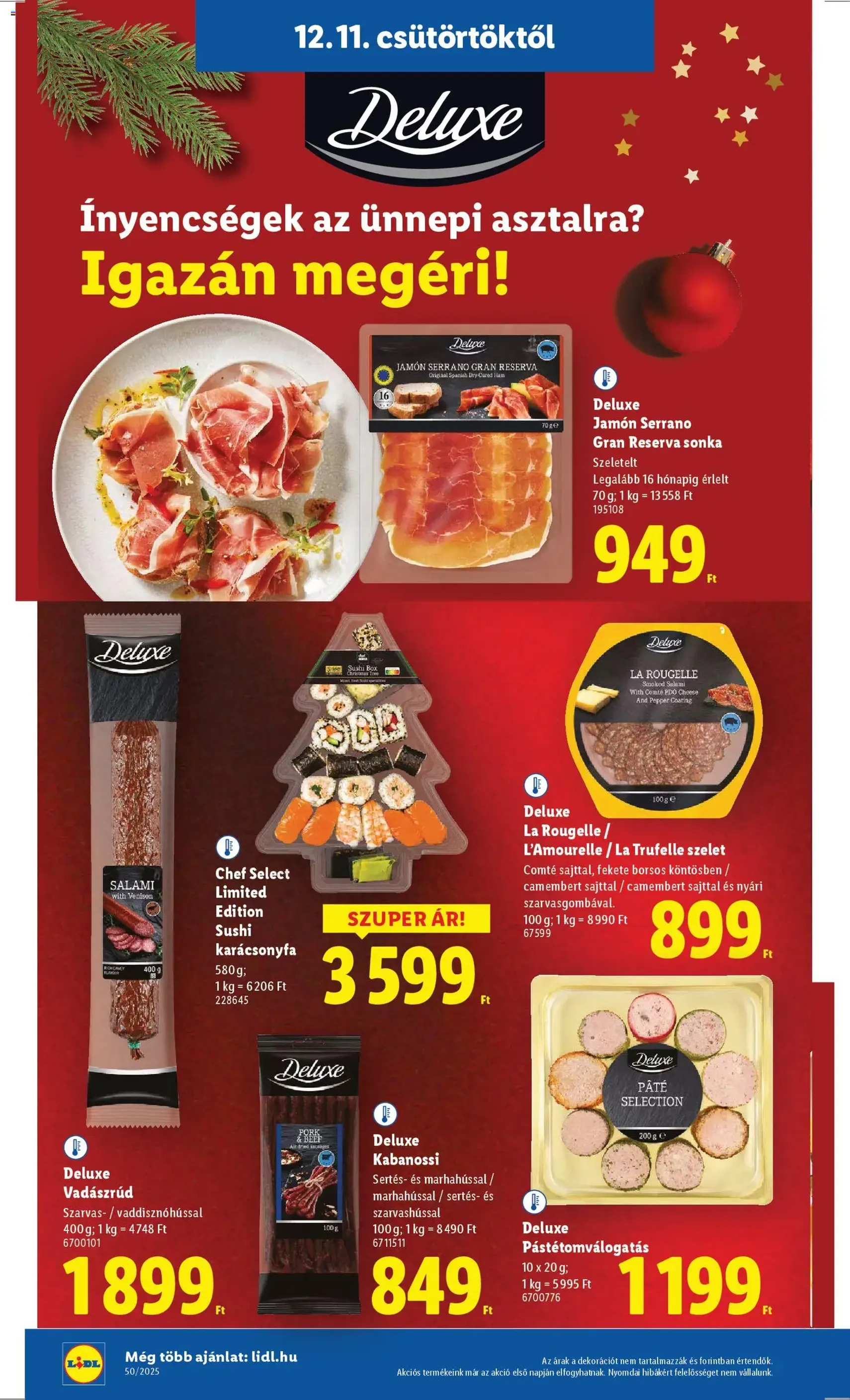 Lidl Akciós újság - 2025.12.11. érvényes szórólap 14 oldal 66 oldalból
