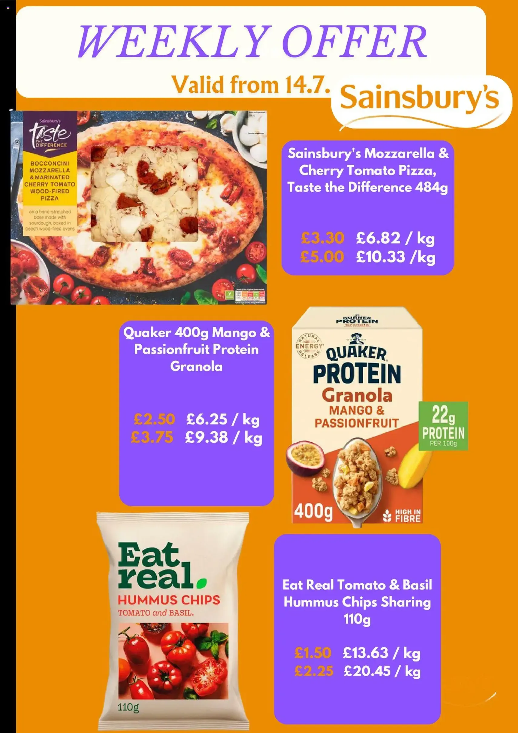 Sainsbury's - Offers - valid flyer from 14/07/2026, page 2 of 5
