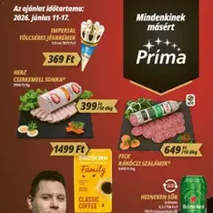 CBA Príma akciós újság - szórólap előnézete érvényes 2026.06.11. -tól