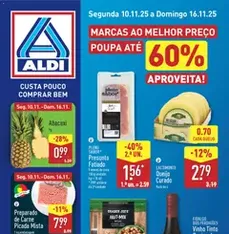 Aldi folheto - pré-visualização do folheto, válido a partir de 10/11/2025