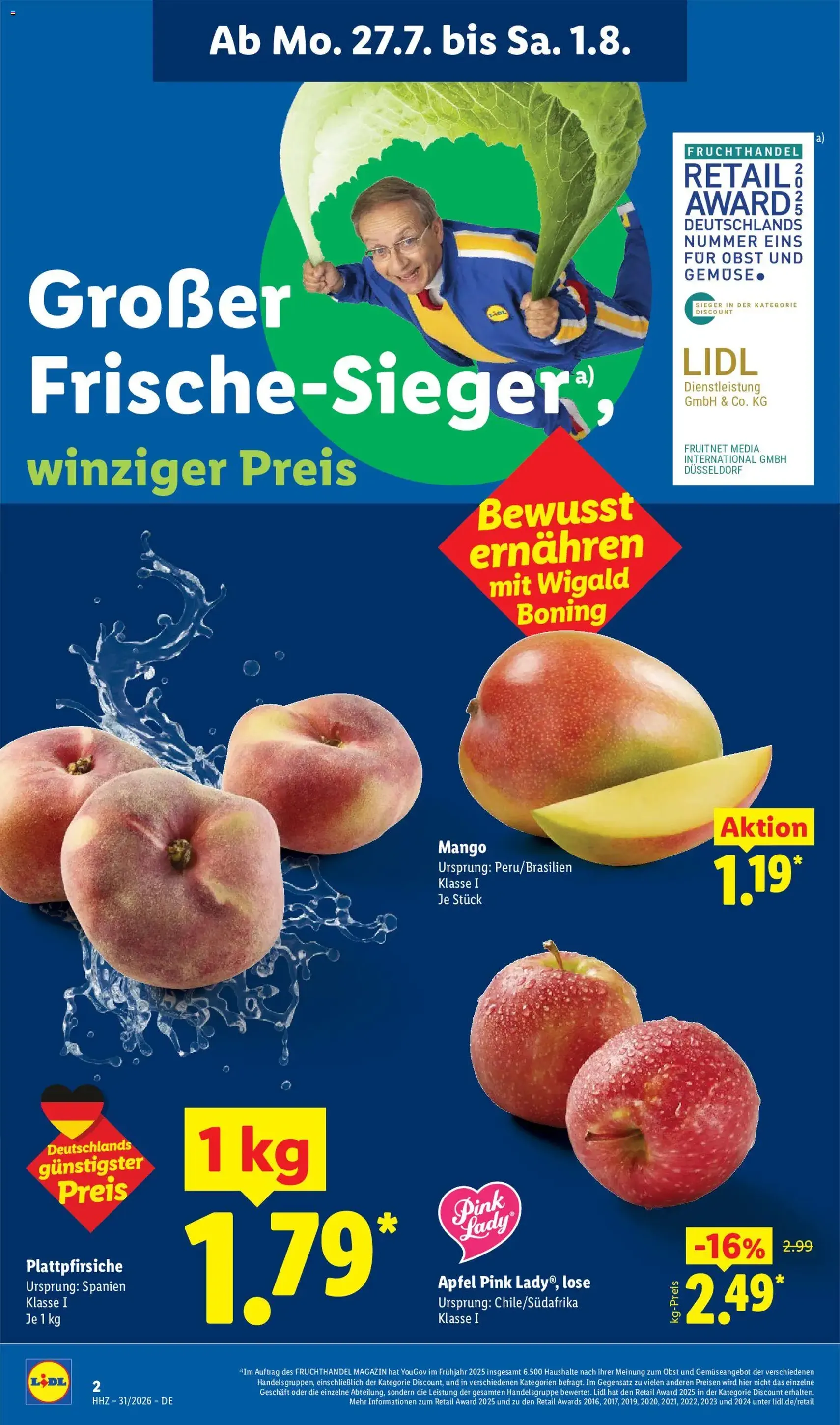 Lidl Prospekt - Gültiger Prospekt ab 27.07.2026, Seite 2 von insgesamt 69