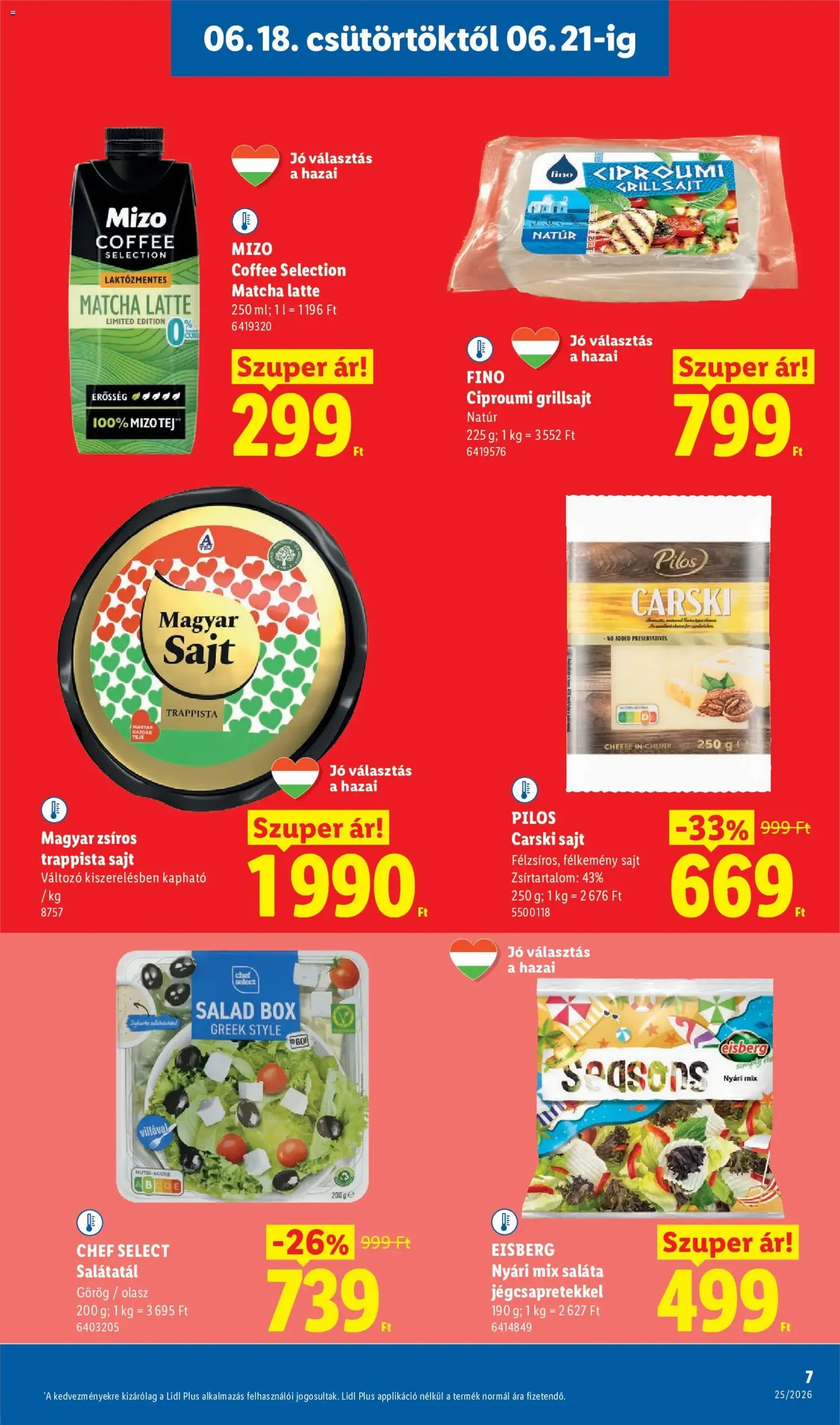 Lidl akciós újság - 2026.06.18. érvényes szórólap 7 oldal 78 oldalból