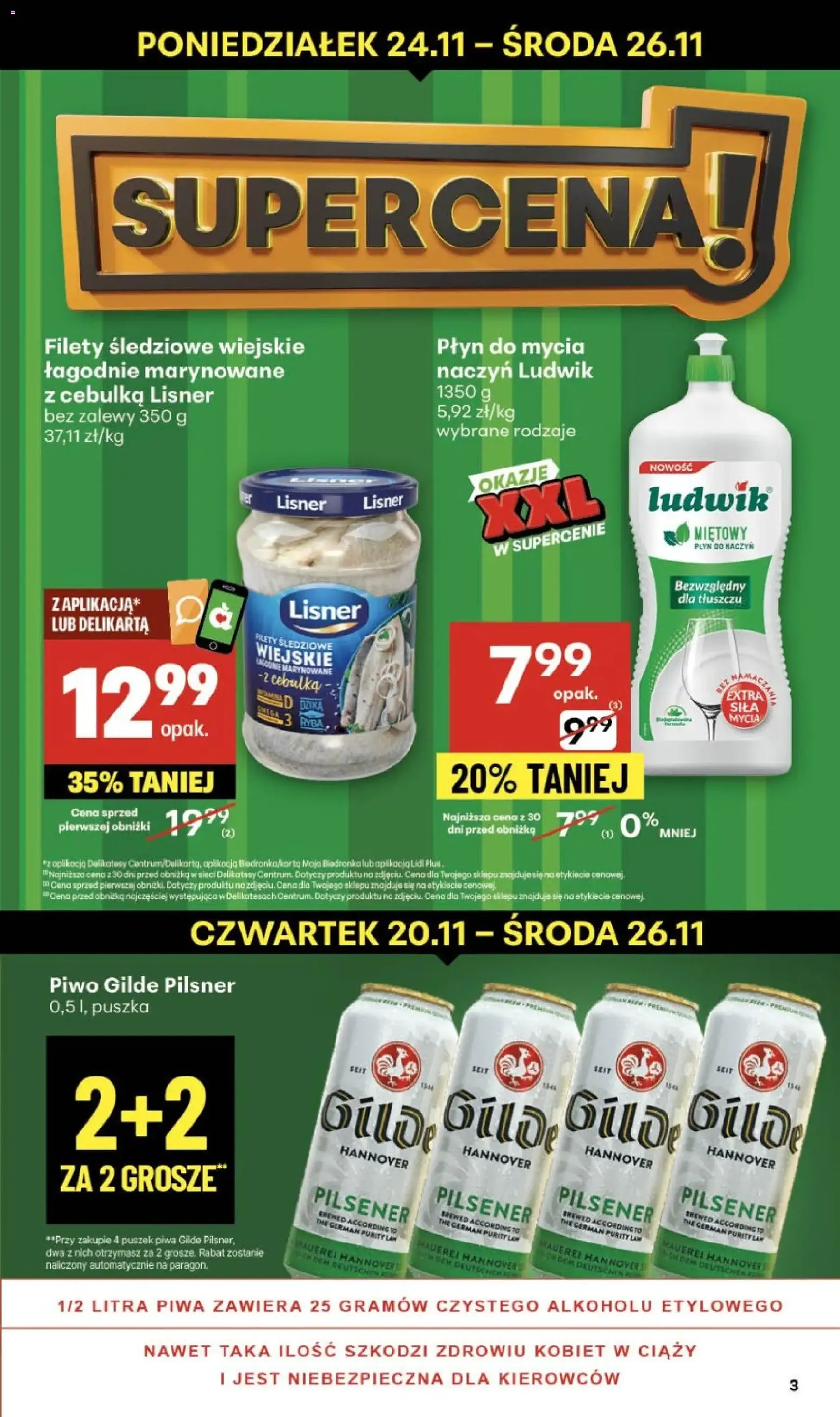 Delikatesy Centrum Black Friday - ważny gazetka od 20.11.2025 strona 3 z 40