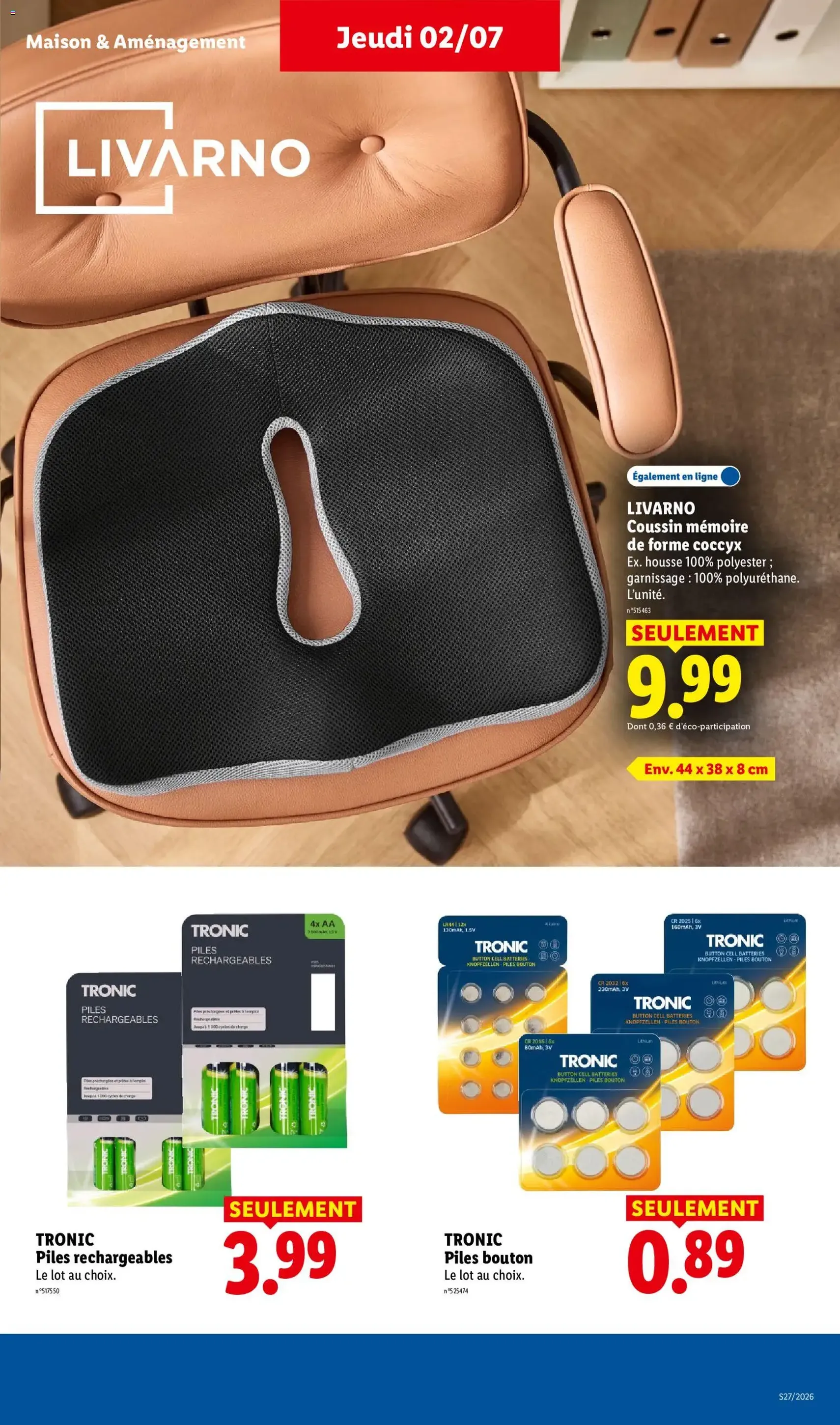LIDL catalogue - brochure valable à partir du 02/07/2026, page 37 sur 62