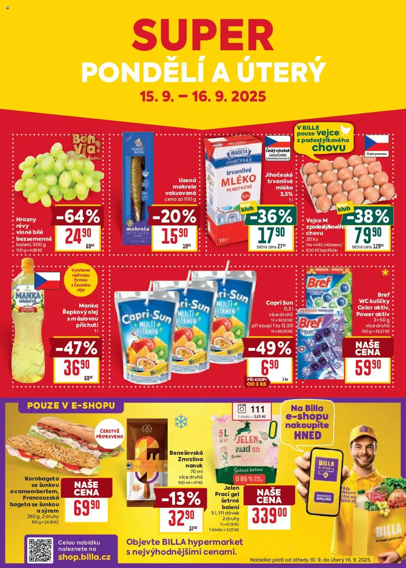 Billa Velký leták - platný leták od 10.09.2025 strana 34 z 36 Billa Velký leták - platný leták od 10.09.2025 strana 34 z 36