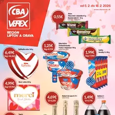 CBA Verex leták - náhľad letáku platný od 05.02.2026