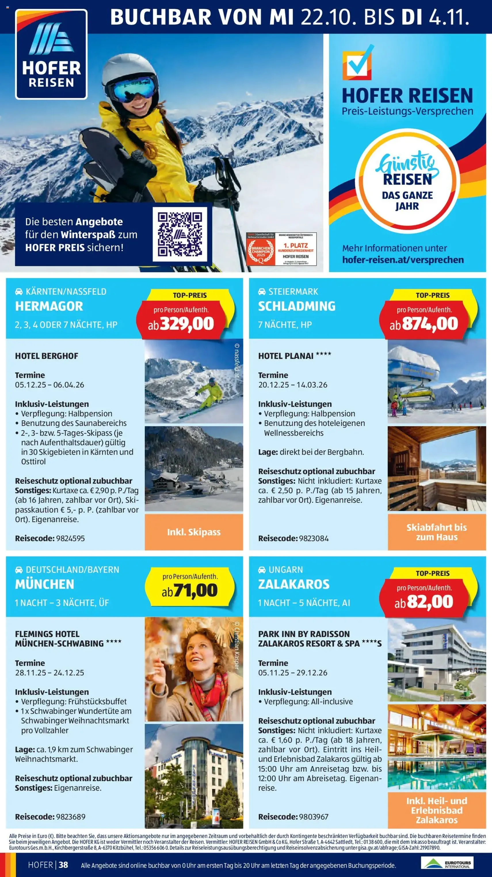 Hofer Flugblatt - Gültiger Prospekt ab 24.10.2025, Seite 42 von insgesamt 45 Hofer Flugblatt - Gültiger Prospekt ab 24.10.2025, Seite 42 von insgesamt 45