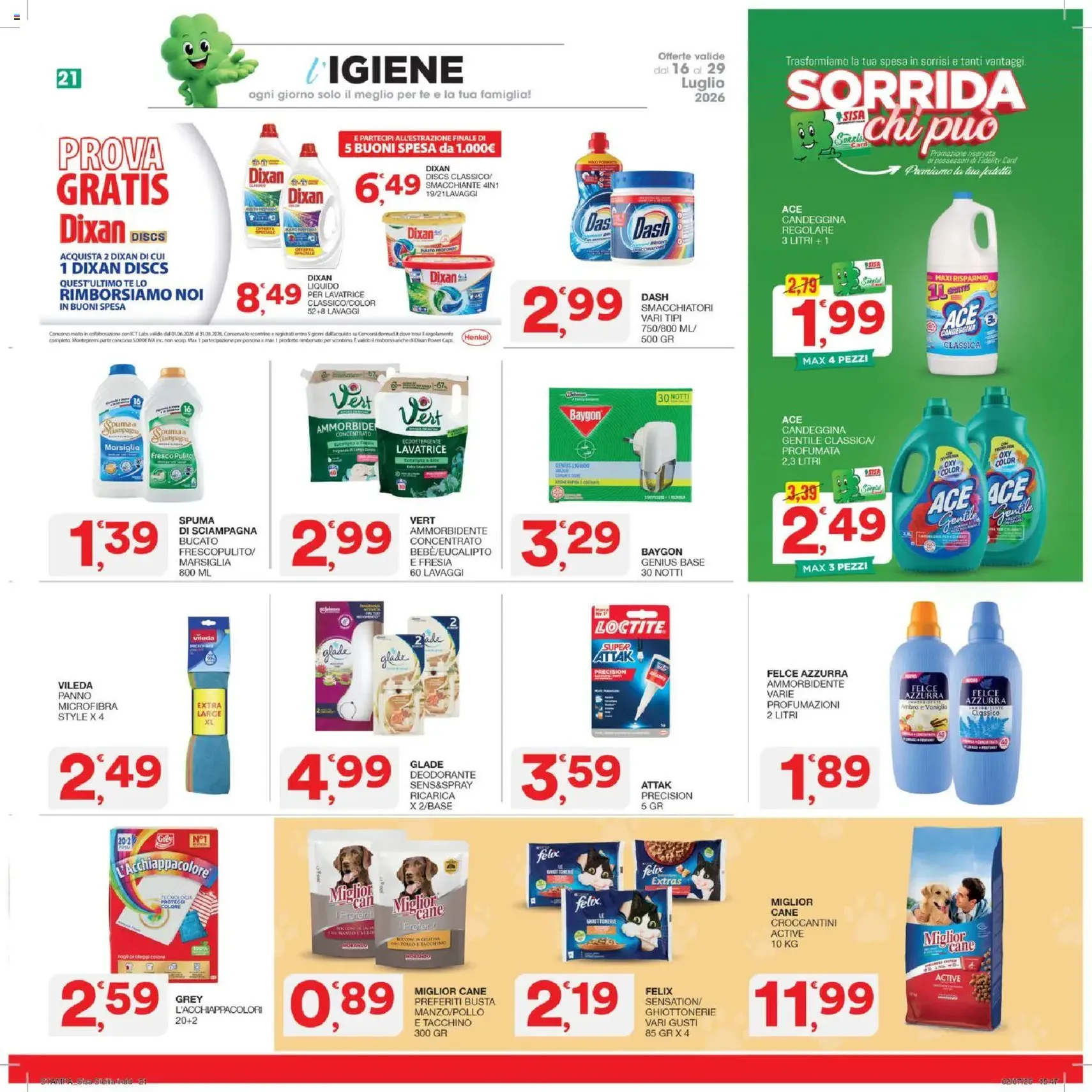 SISA volantino - volantino valido dal 16/07/2026 pagina 21 di 24