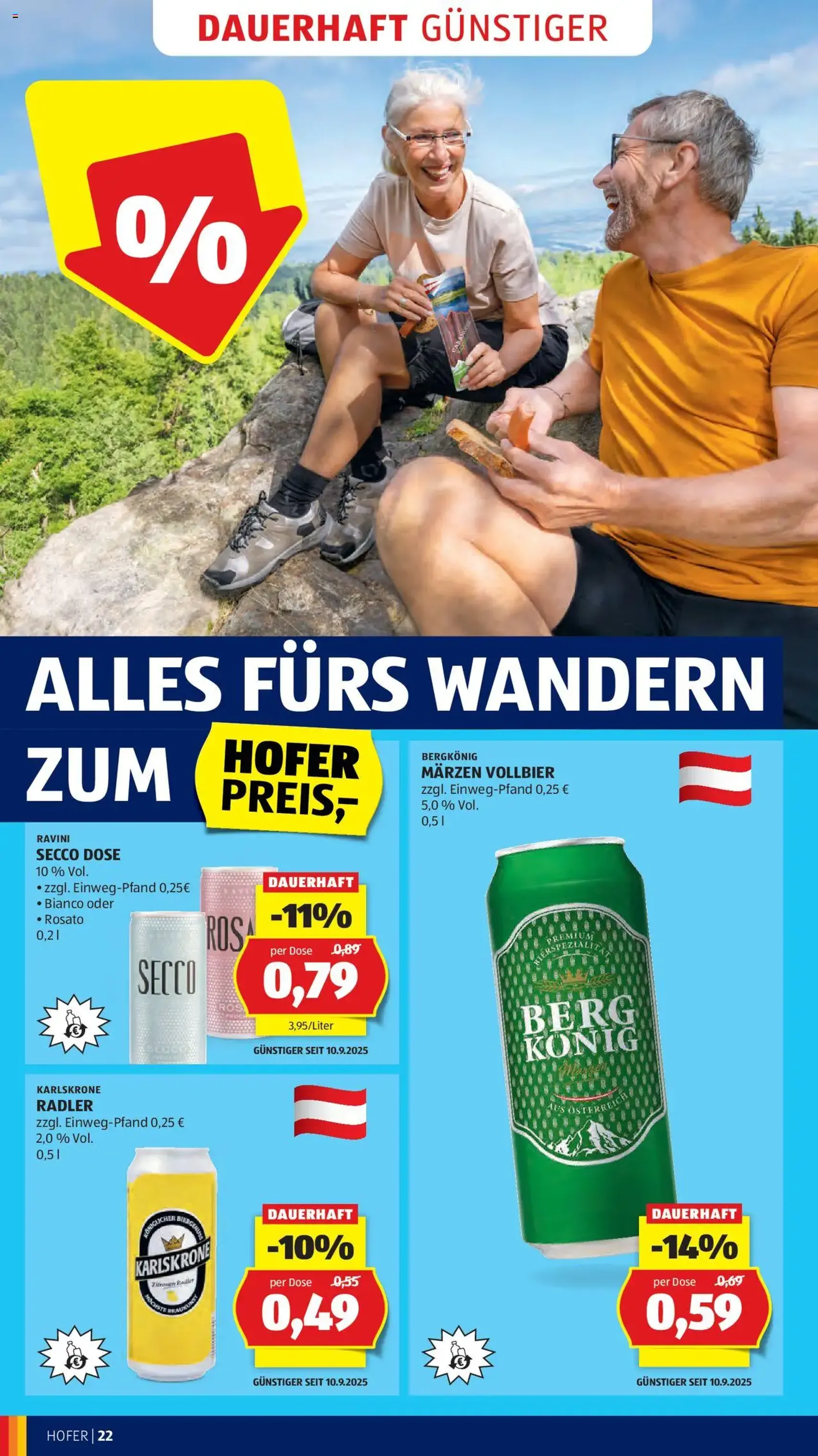 Hofer Flugblatt - Gültiger Prospekt ab 19.09.2025, Seite 24 von insgesamt 49