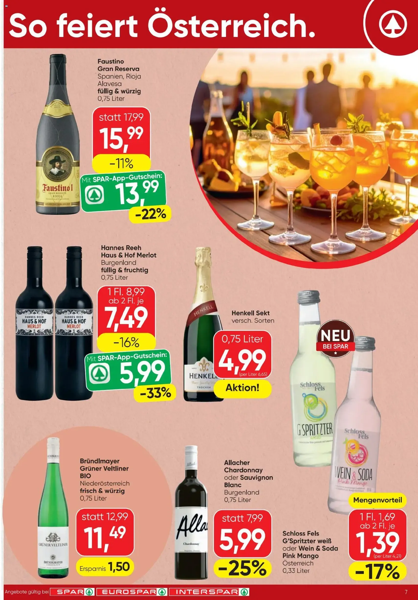 Spar Flugblatt - Gültiger Prospekt ab 03.06.2026, Seite 7 von insgesamt 20