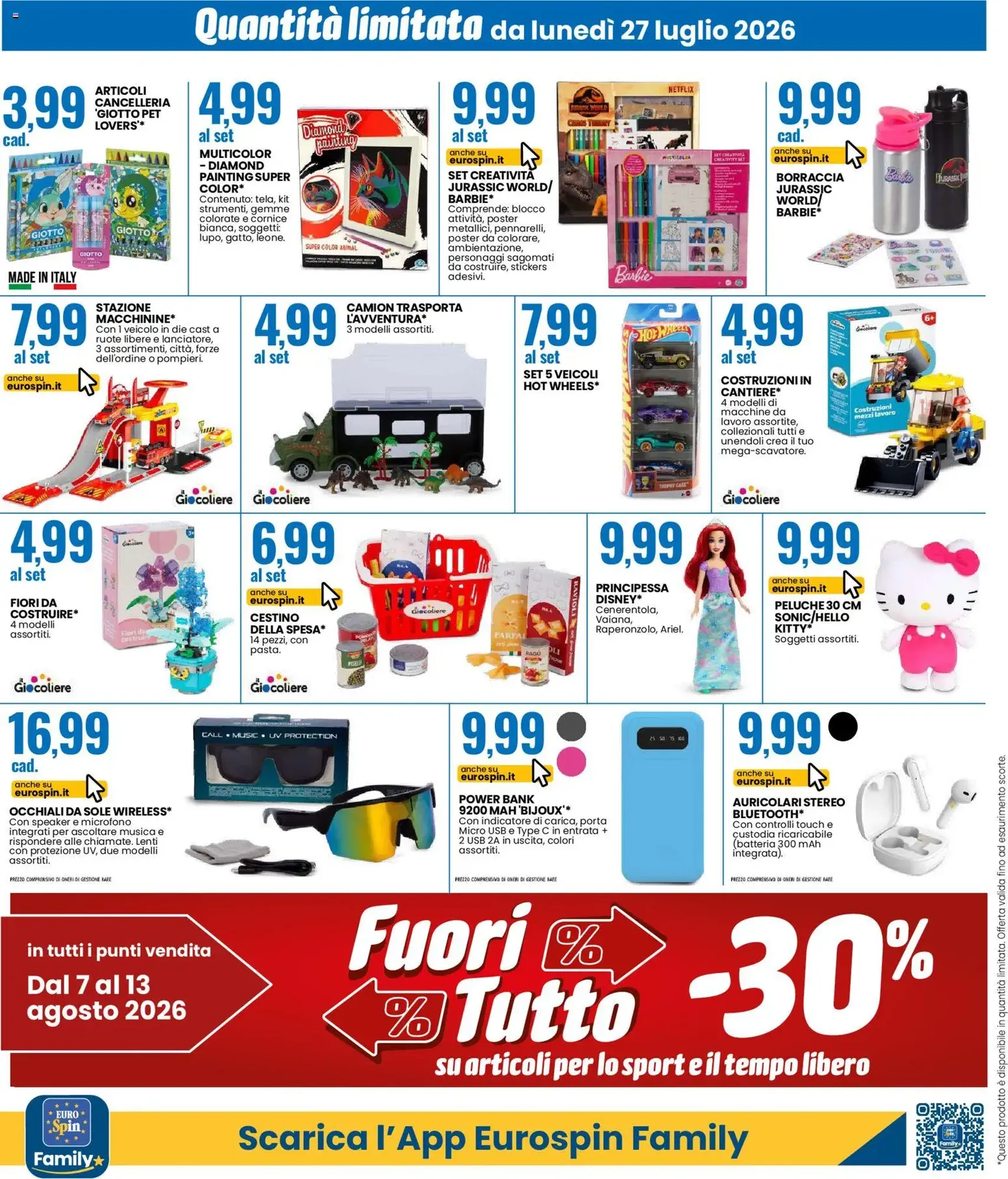Eurospin volantino - volantino valido dal 27/07/2026 pagina 16 di 18