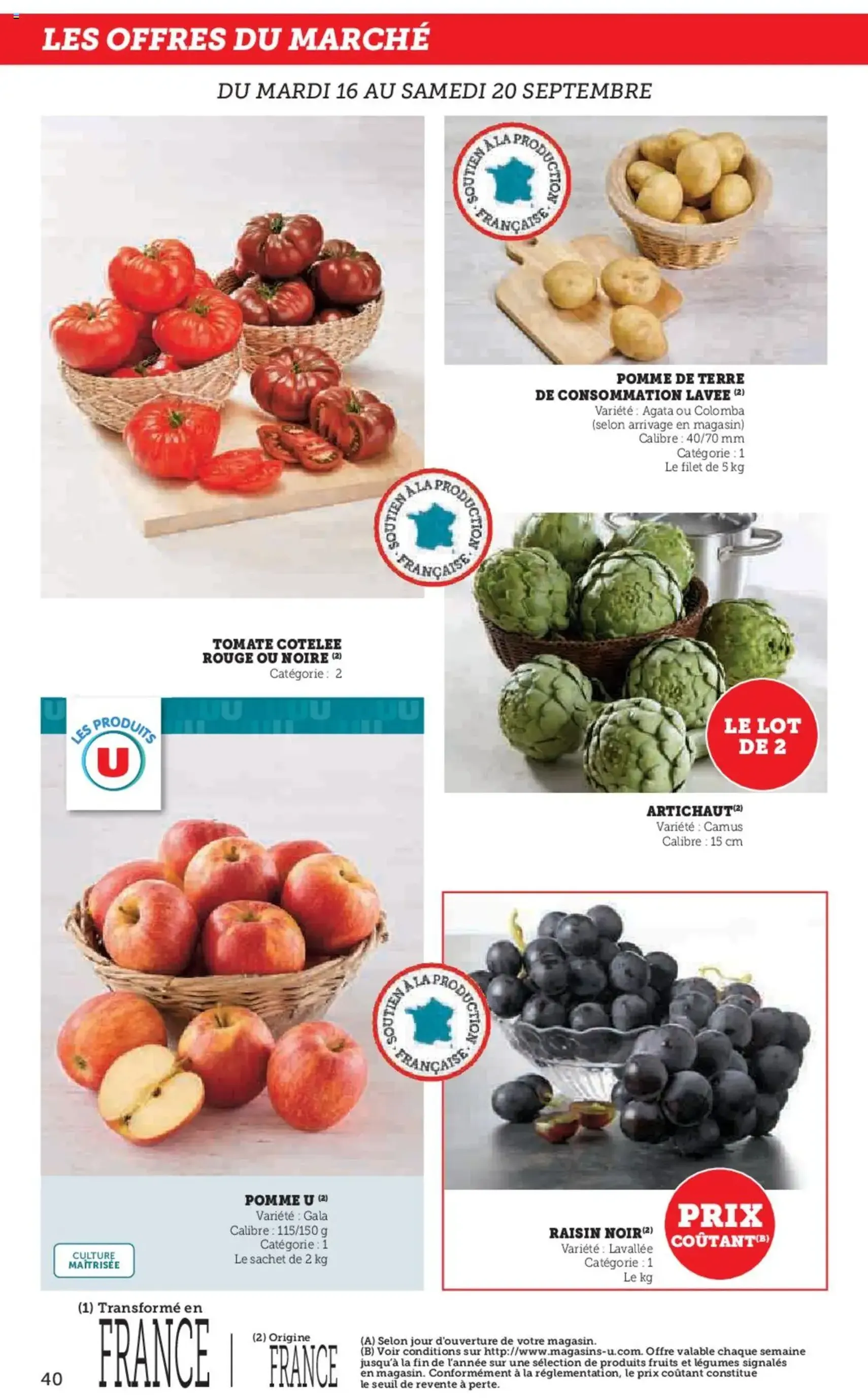 Super U catalogue - brochure valable à partir du 16/09/2025, page 40 sur 48 Super U catalogue - brochure valable à partir du 16/09/2025, page 40 sur 48
