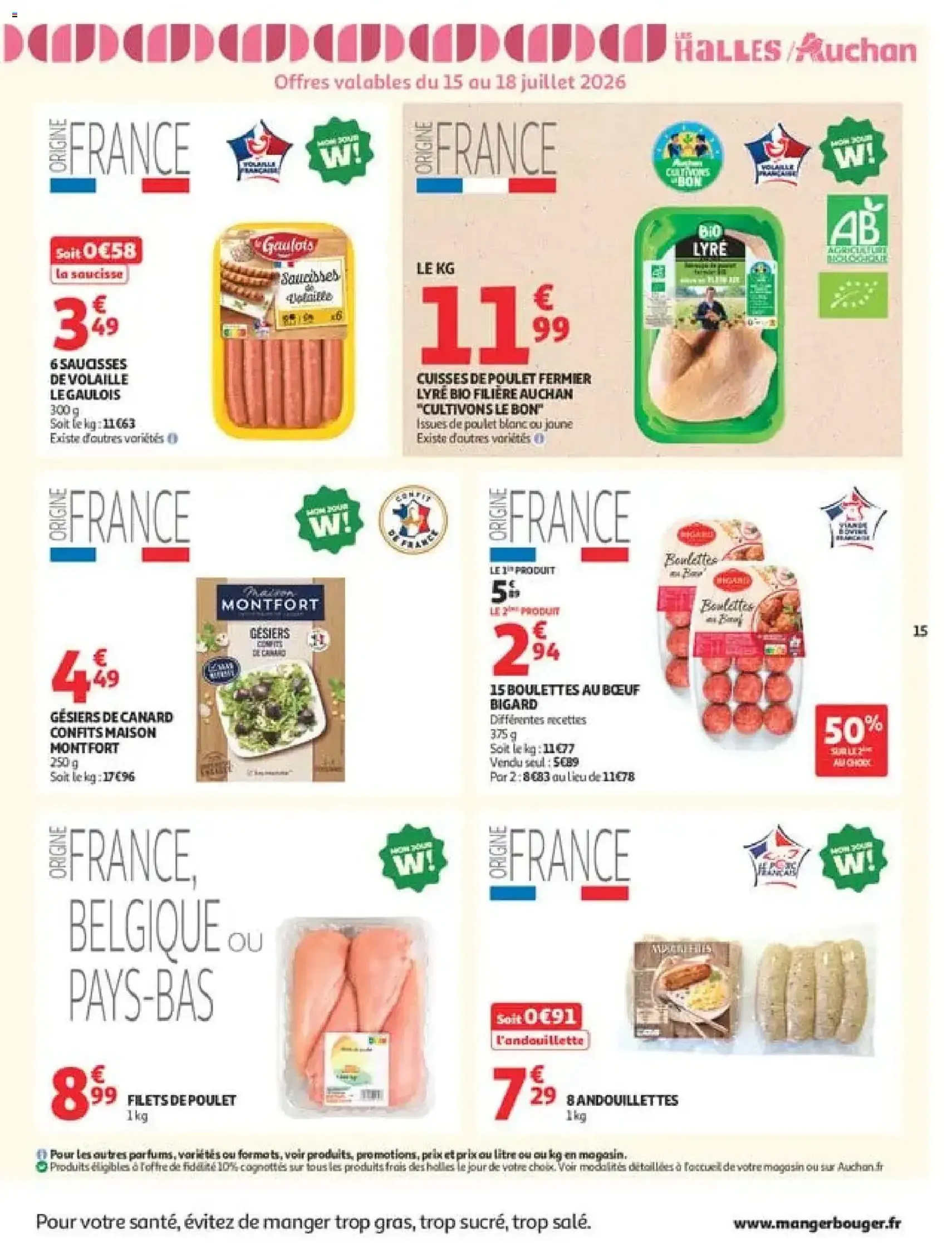 Auchan prospectus - brochure valable à partir du 15/07/2026, page 15 sur 52