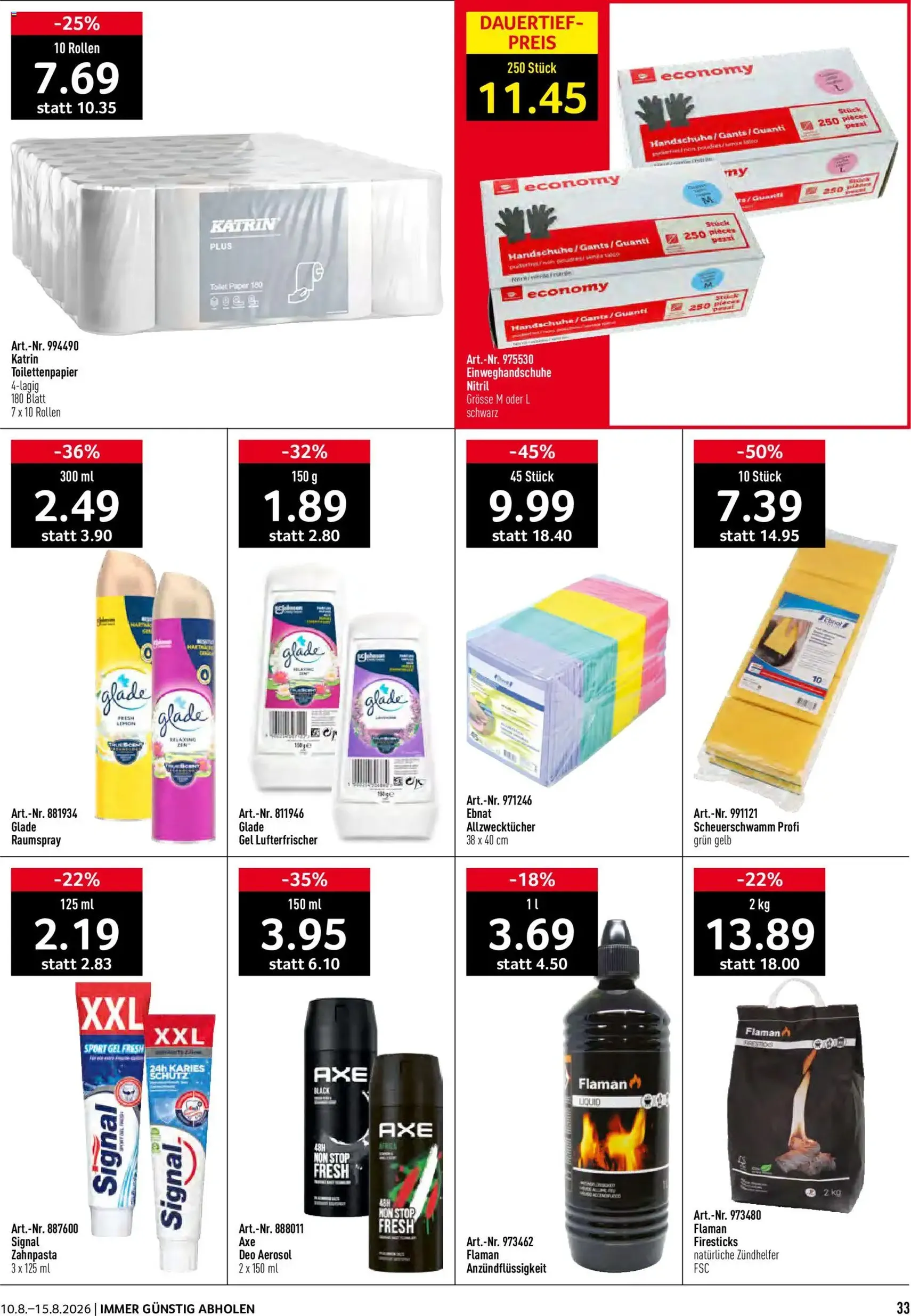 Prodega aktionen - Gültiger Prospekt ab 10.08.2026, Seite 33 von insgesamt 36