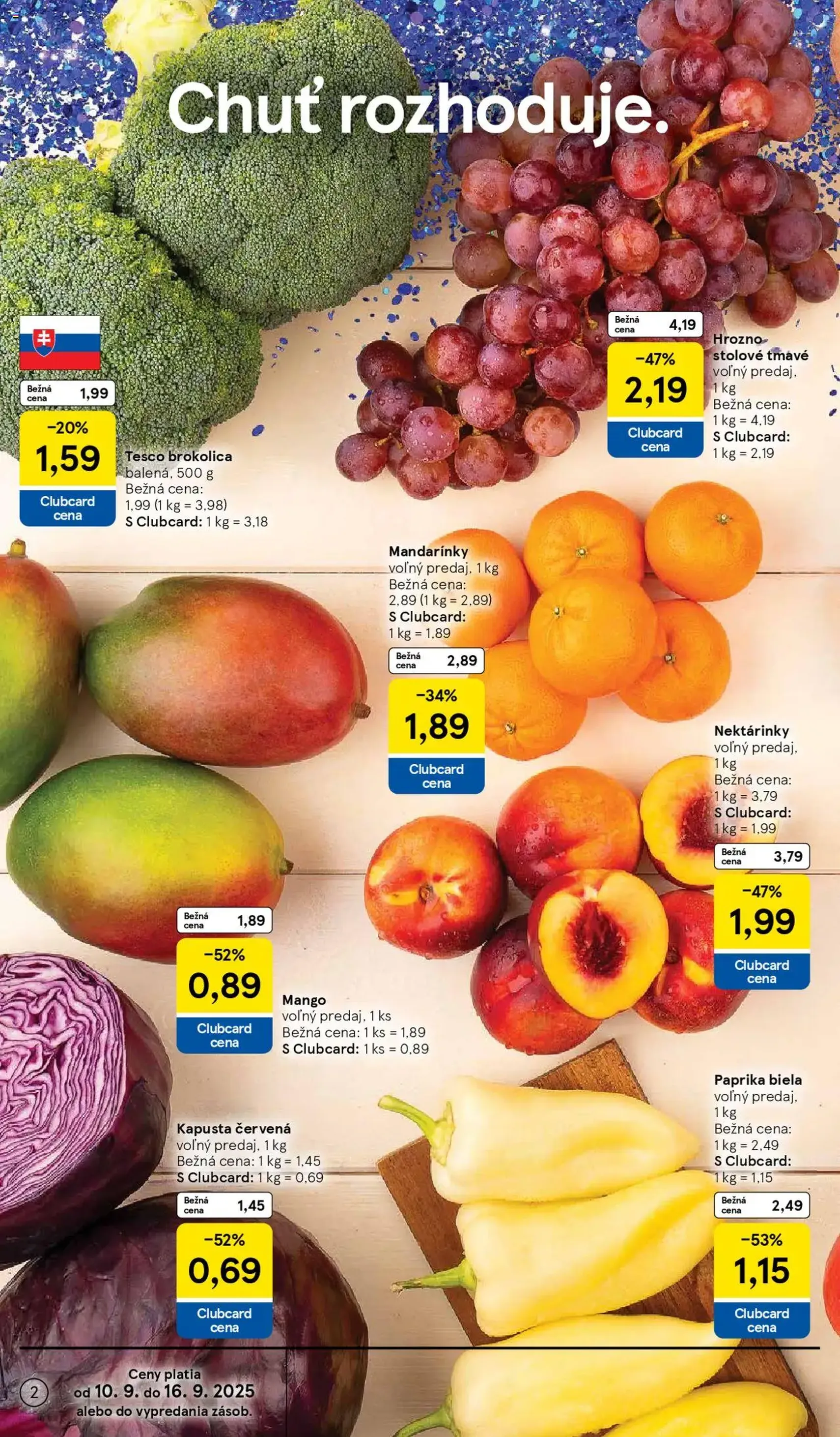 Tesco Hypermarket - leták - platný leták od 10.09.2025 strana 2 z 38 Tesco Hypermarket - leták - platný leták od 10.09.2025 strana 2 z 38