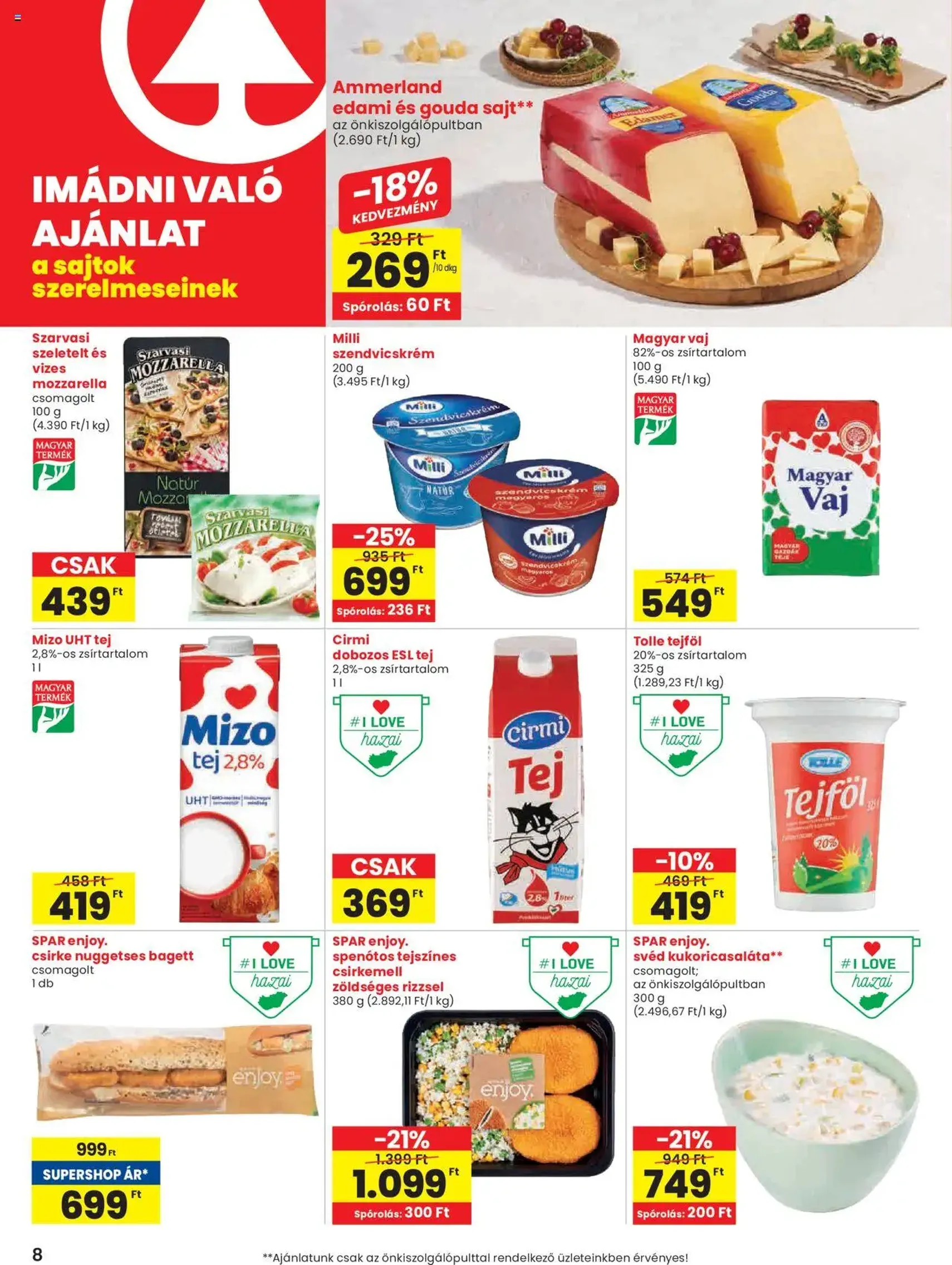 Spar Akciós újság - 2025.09.11. érvényes szórólap 8 oldal 20 oldalból Spar Akciós újság - 2025.09.11. érvényes szórólap 8 oldal 20 oldalból