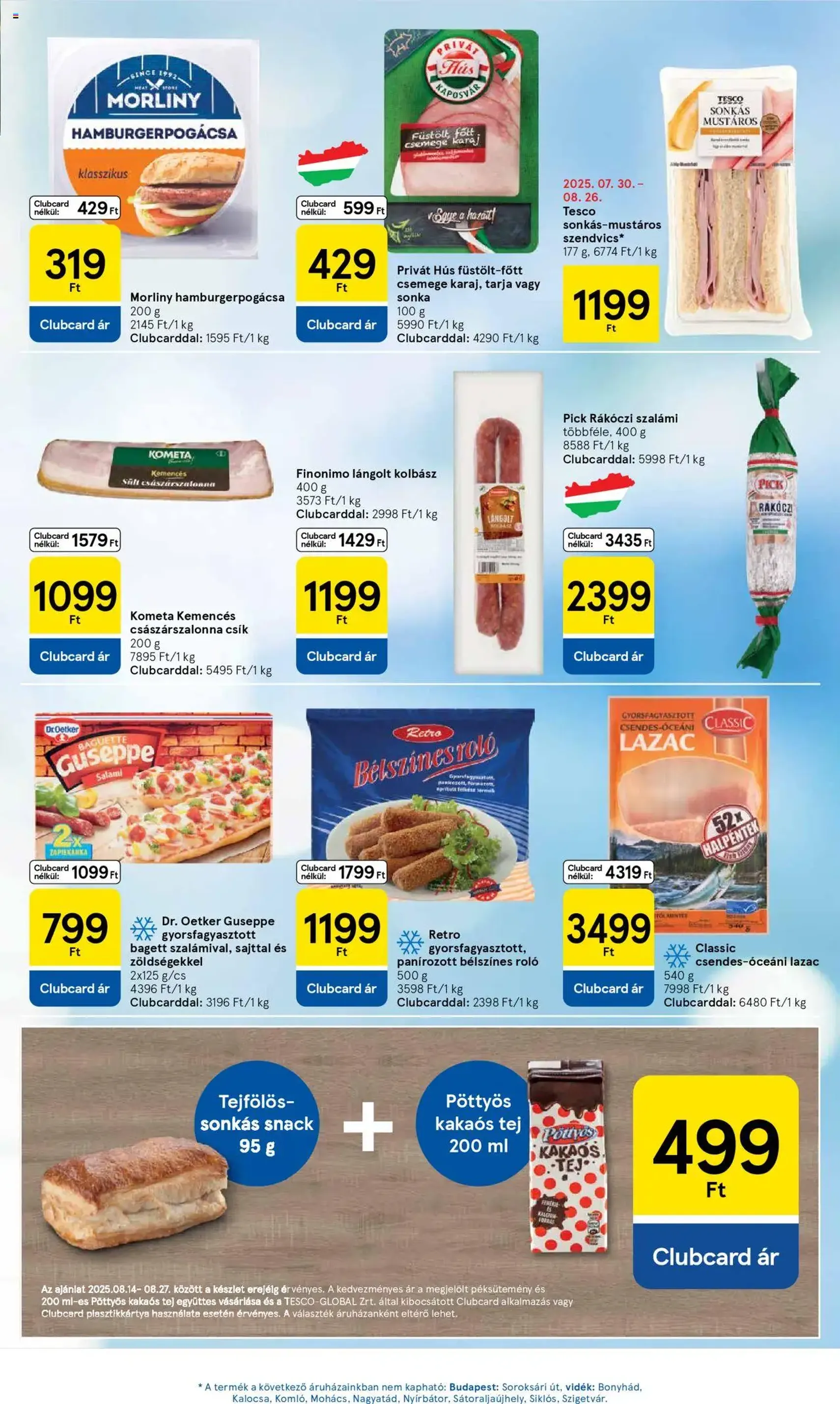 Tesco Hipermarket - Akciós újság - 2025.08.21. érvényes szórólap 3 oldal 32 oldalból