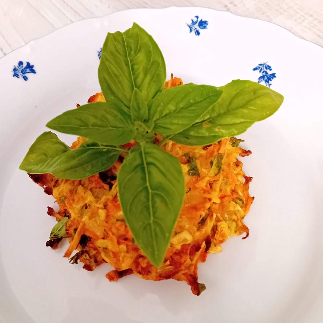 Frittelle di carote e prezzemolo