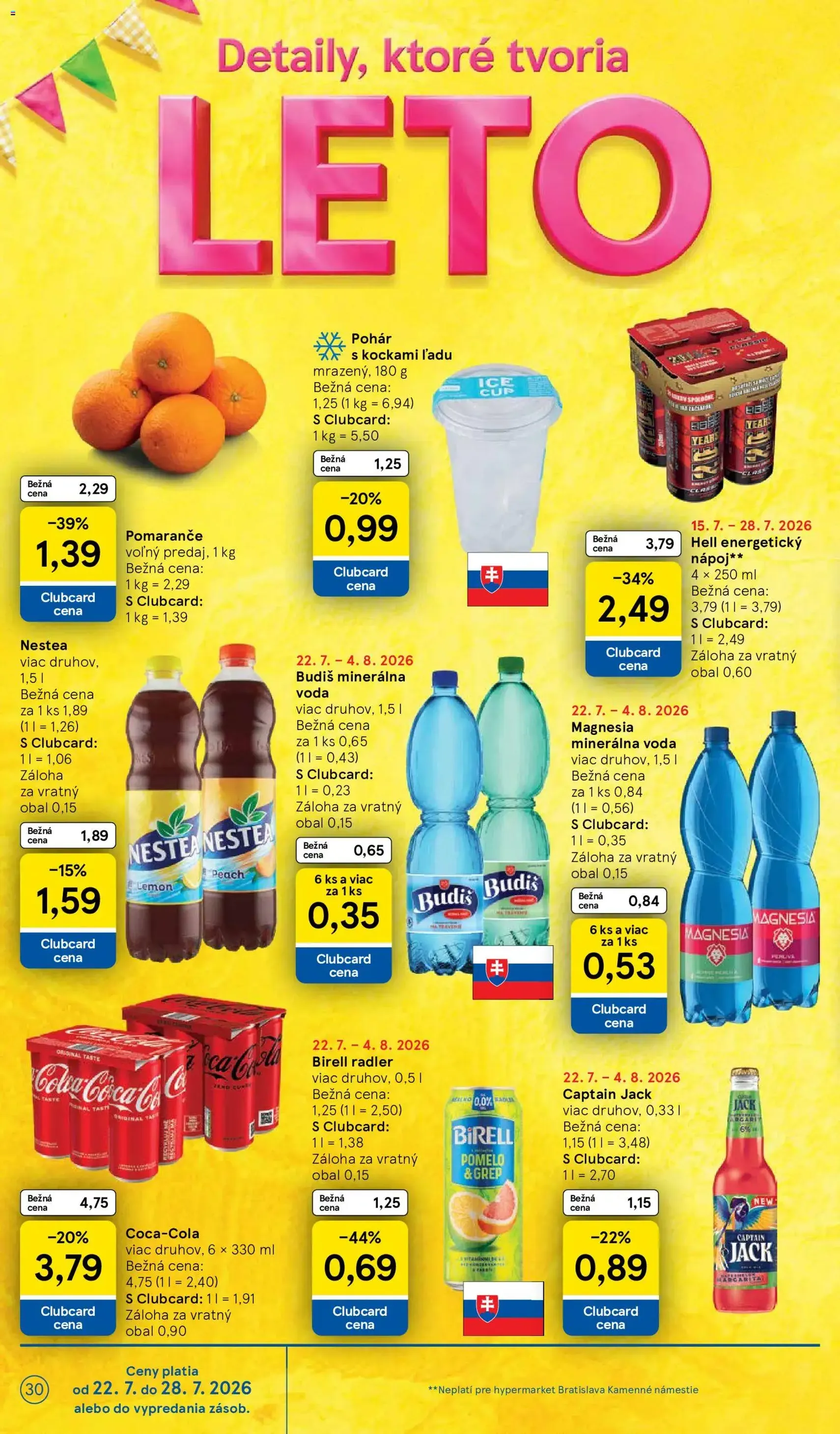 Tesco Hypermarket - leták - platný leták od 22.07.2026 strana 30 z 50