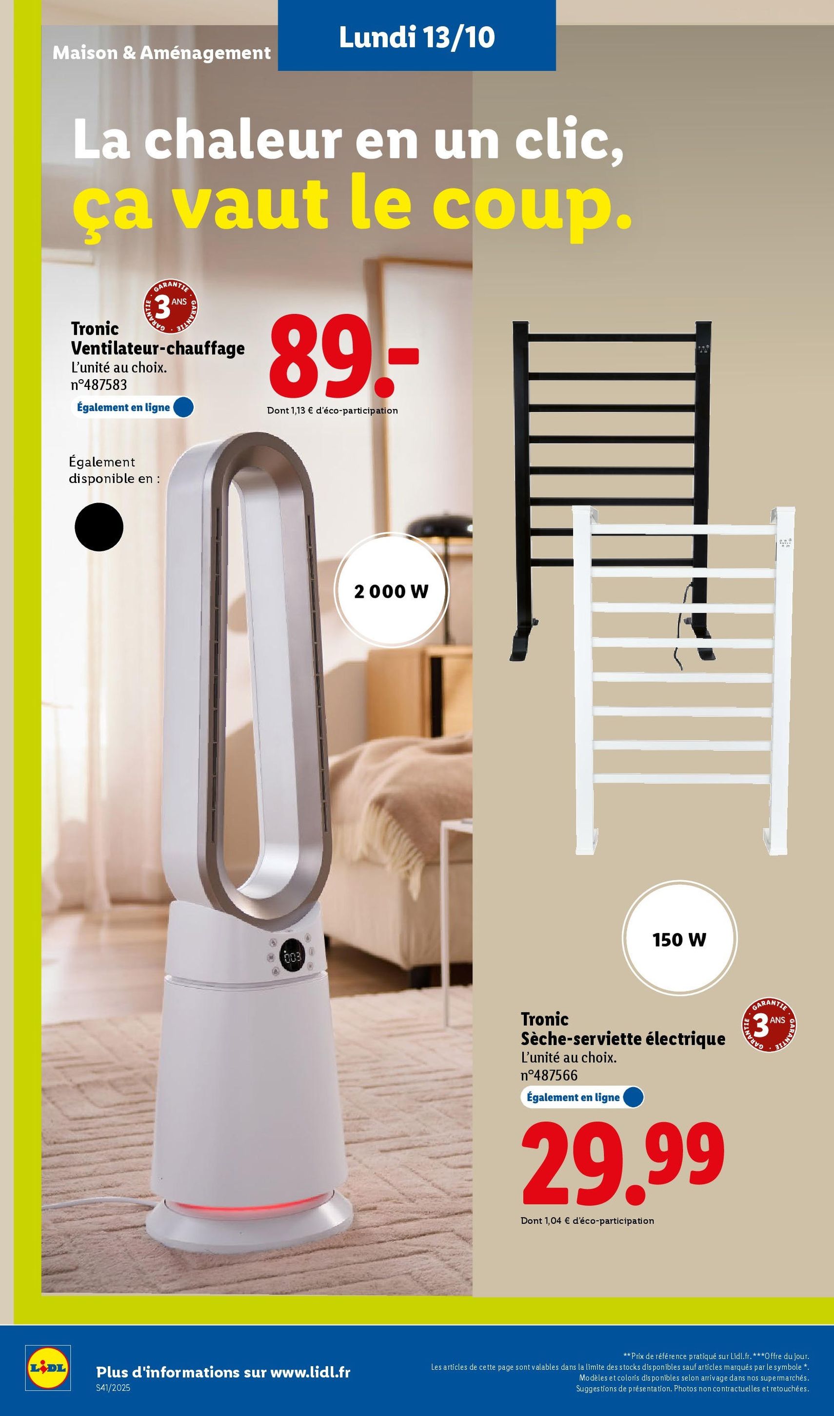 LIDL catalogue semaine 41 - brochure valable à partir du 09/10/2025, page 60 sur 73